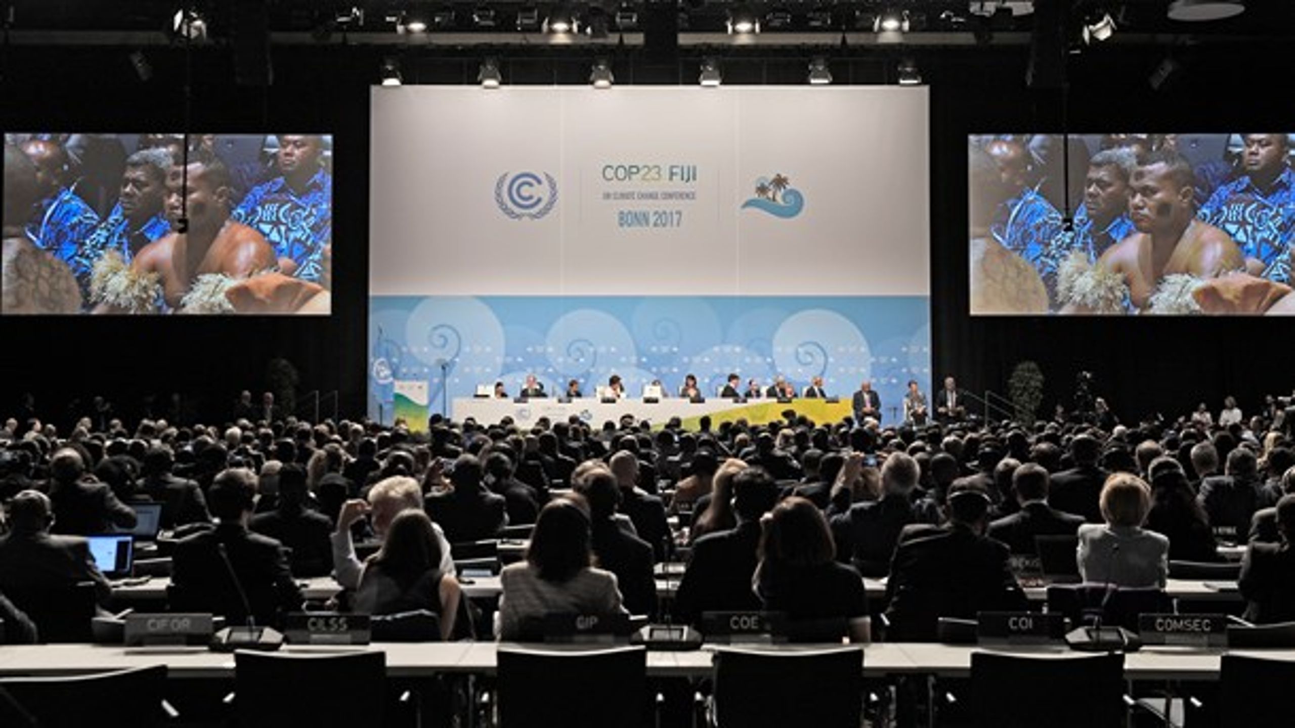 Fiji havde formandskabet under årets FN-klimaforhandlinger, der blev afholdt i Bonn i Tyskland.