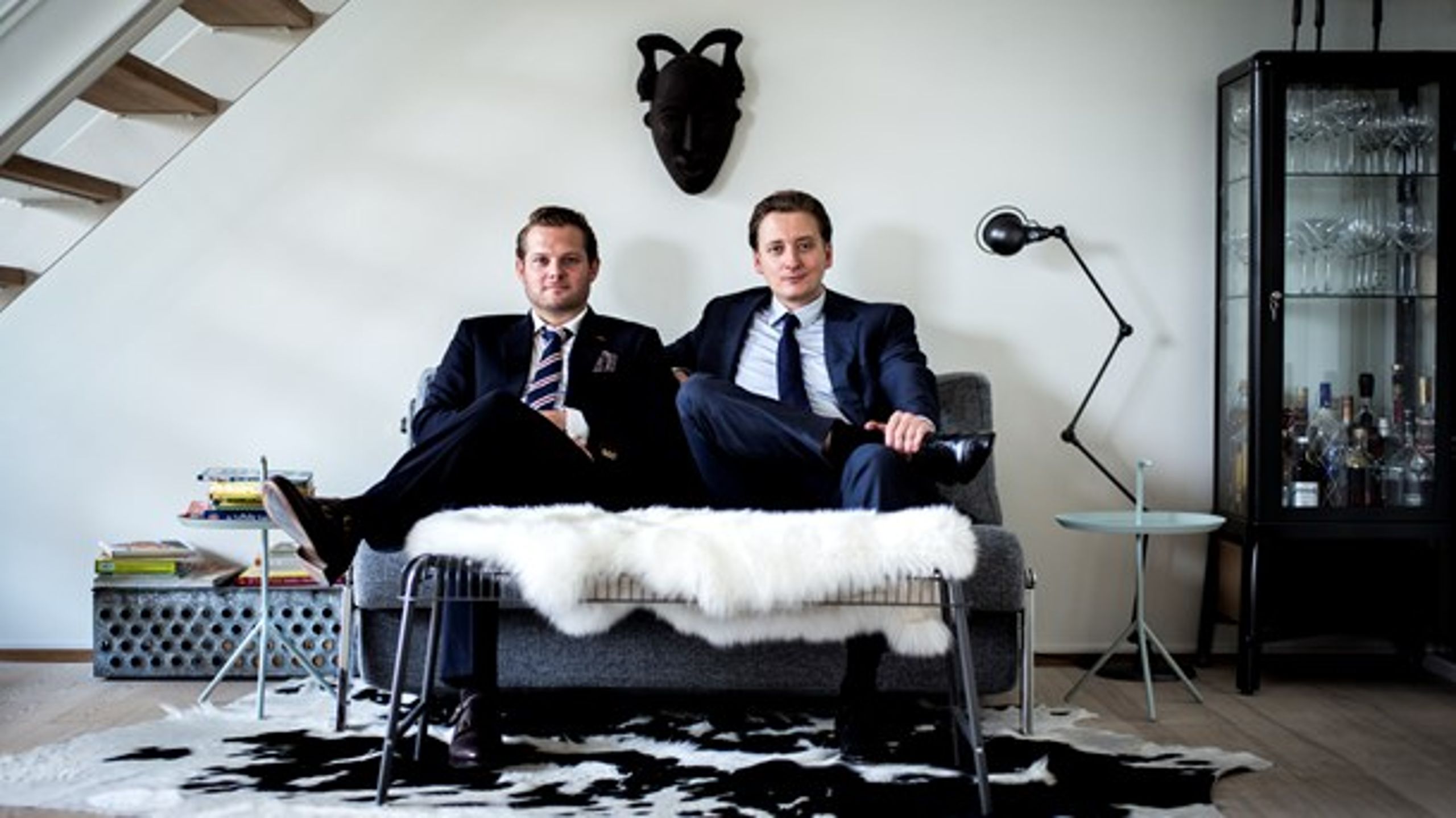 Two Danes with global ambitions: Stefan Maard (left) and Morten Møller Holst.&nbsp;