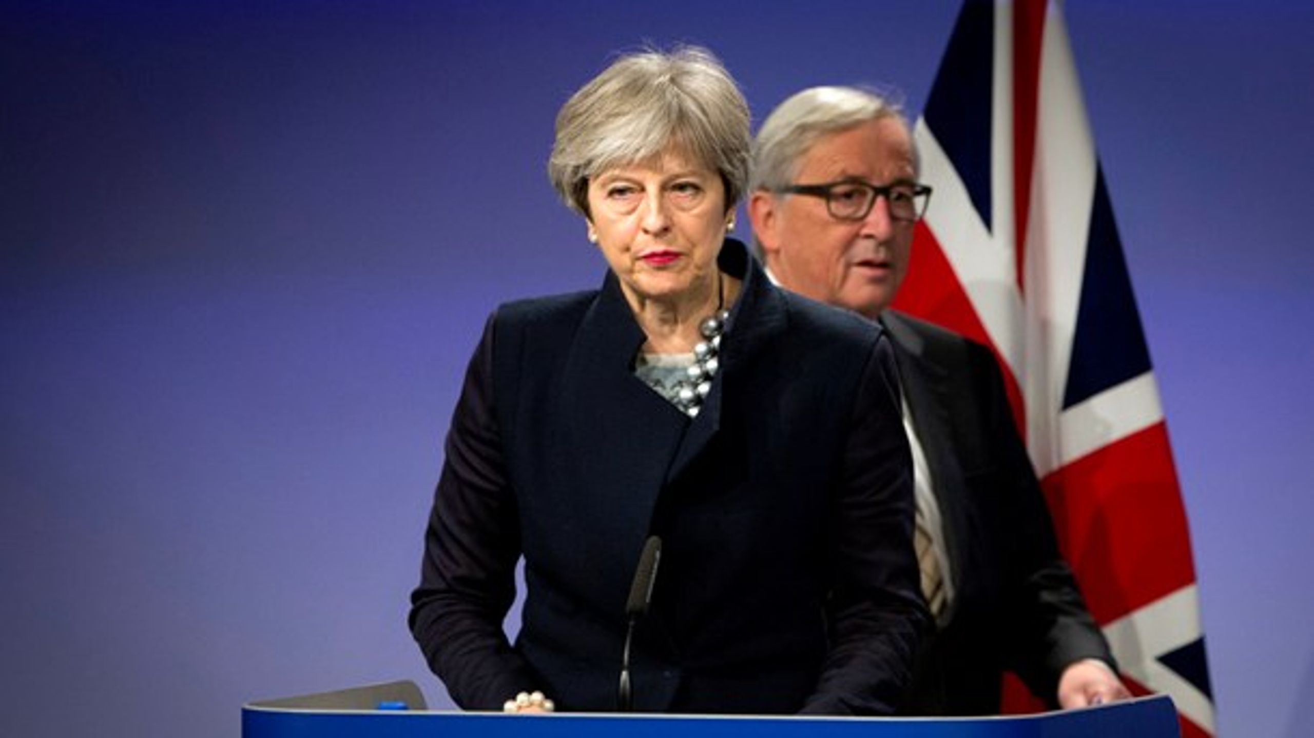 Det lykkedes ikke den britiske premierminister, Theresa May, at indgå en Brexit-aftale med EU-Kommissionens formand, Jean-Claude Juncker i Bruxelles mandag.