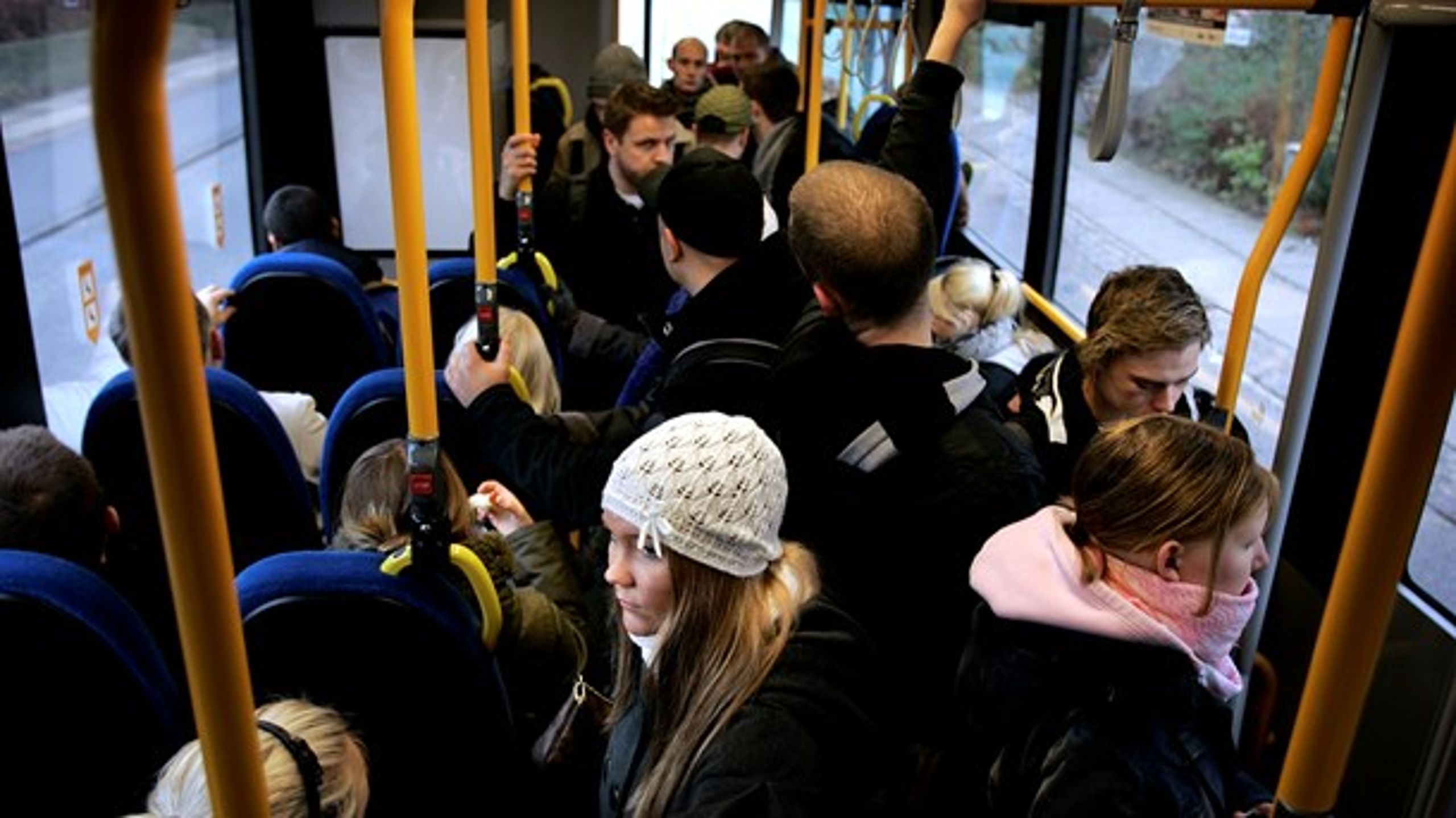 Busserne, der kører mellem knudepunktet Lyngby Station og Danmarks Tekniske Universitet, DTU, er ofte så overfyldte, at der ikke er plads til alle.