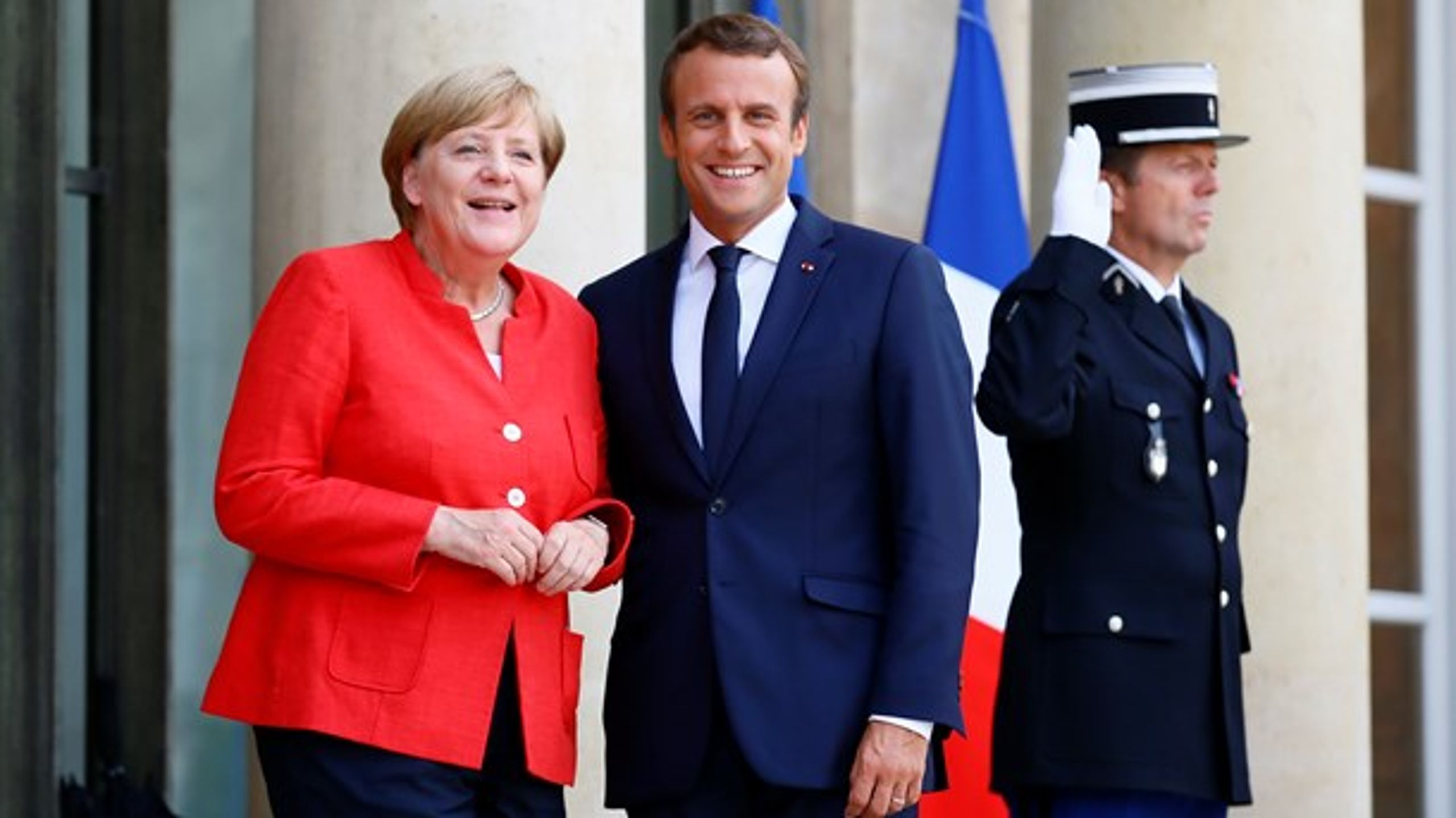 Tysklands kansler, Angela Merkel, og den franske præsident, Emmanuel Macron, er ved at forberede store nye fremstød i det europæiske samarbejde, siger de.