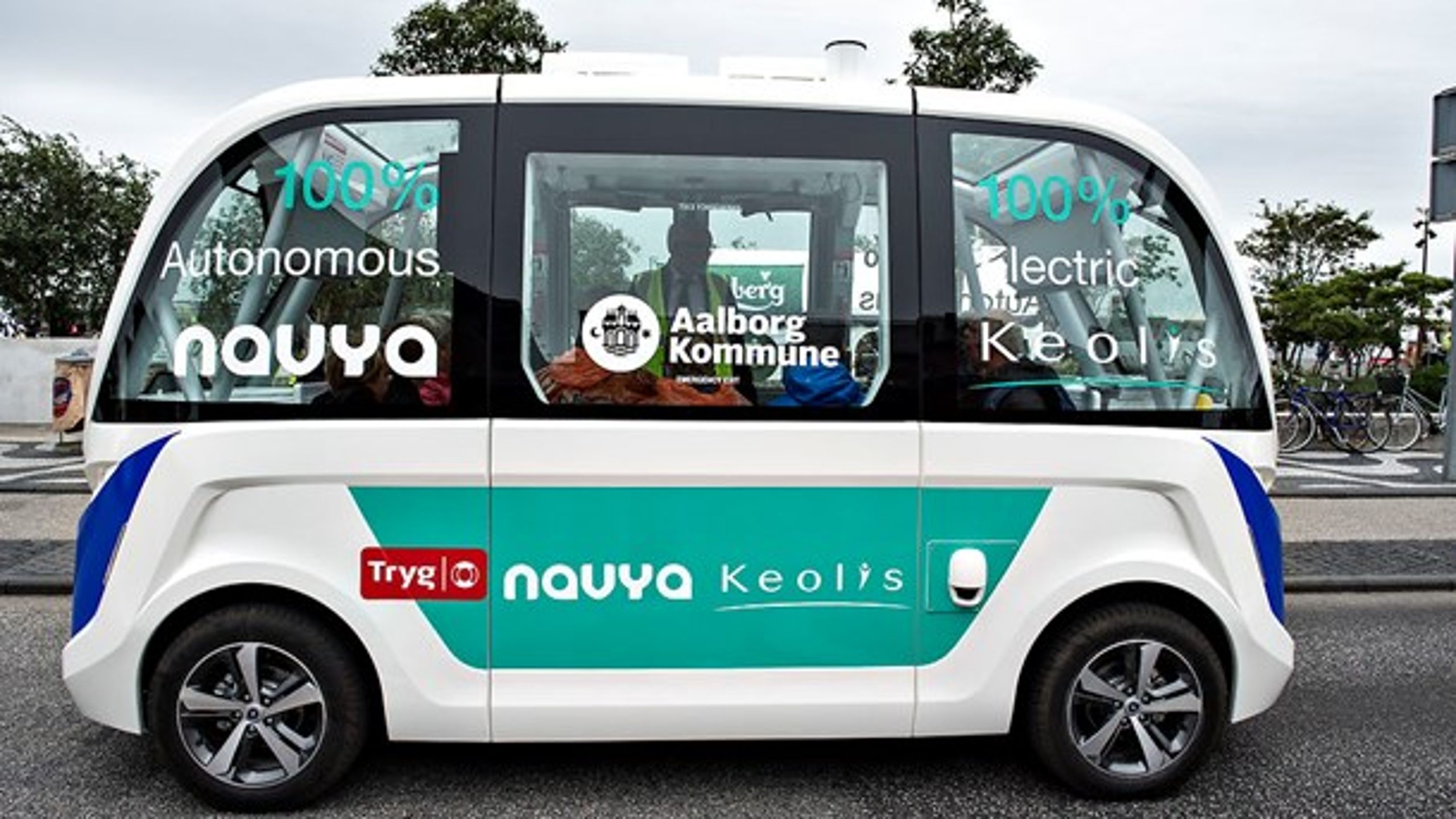 En førerløs bus i Aalborg. Det er den virkelighed, som Danmark skal indstilles på med den digitale strategi.