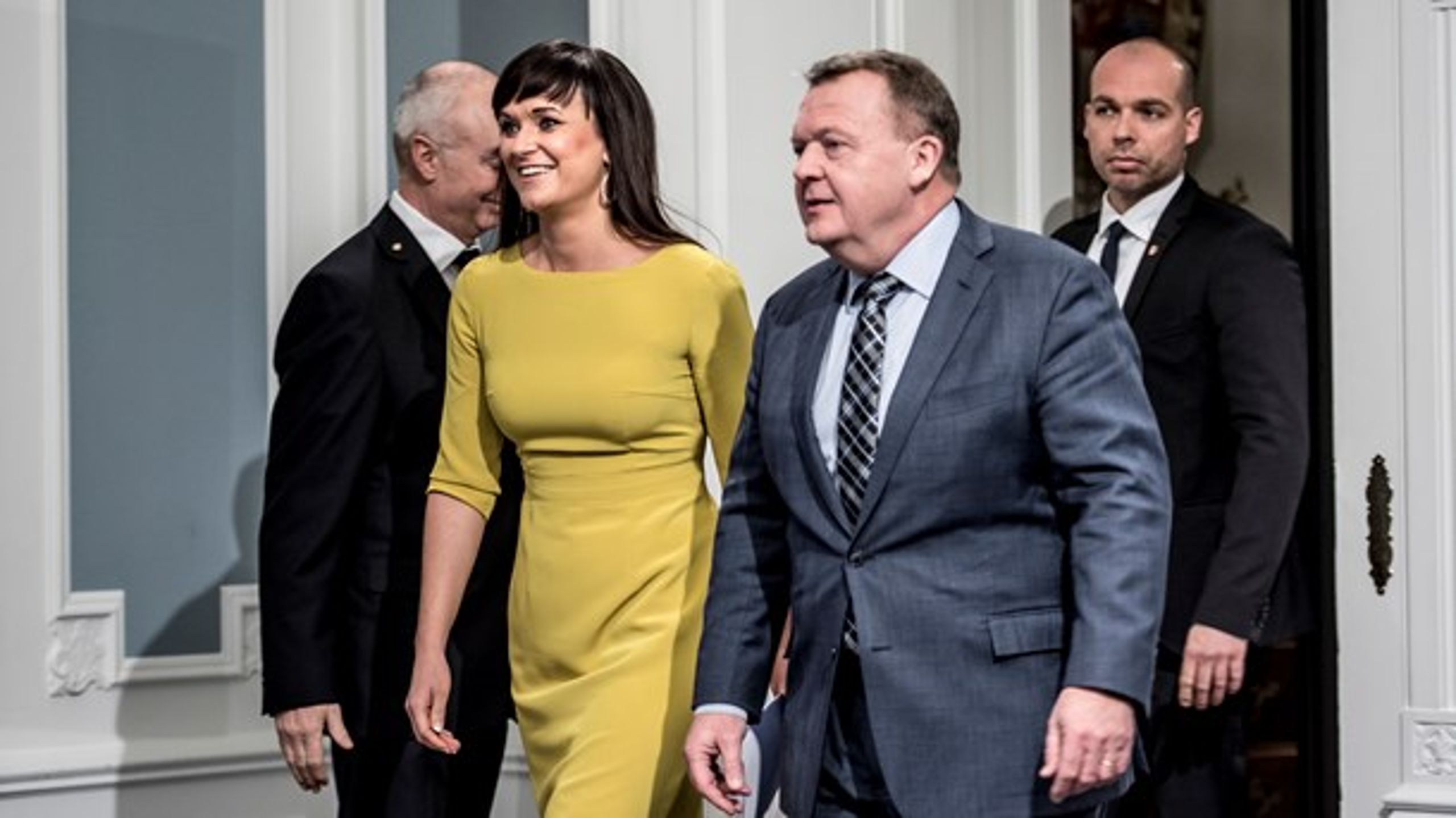 Nyt snit af målinger spår Venstre bedste resultat siden valget i 2015. Vælgerne ser ud til at belønne bl.a. den udflytningsplan, som Lars Løkke Rasmussen og Sophie Løhde her præsenterer.