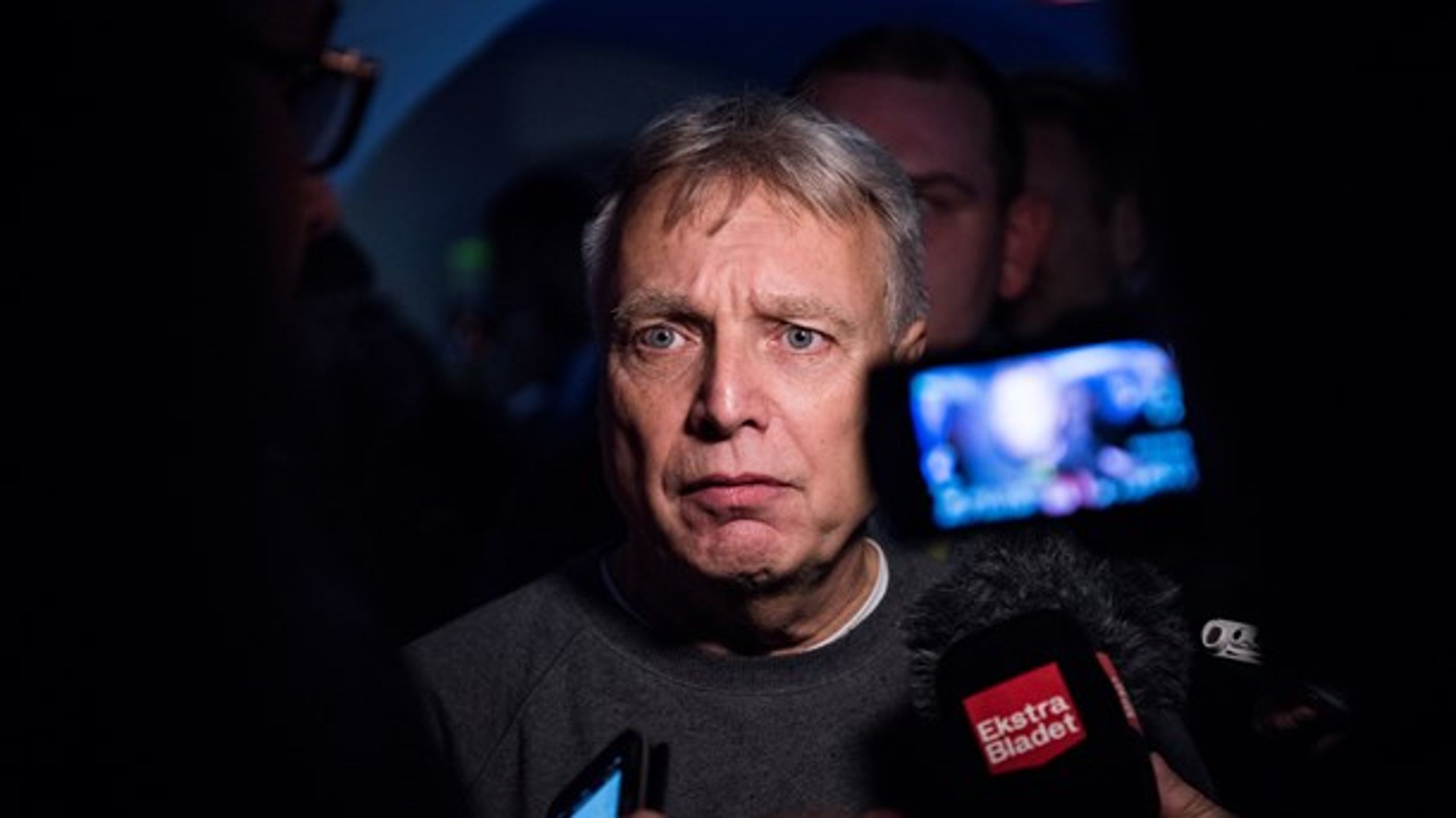 Uffe Elbæk til Alternativets valgfest 21. november på Monastic efter kommunal- og regionsvalget i 2017.