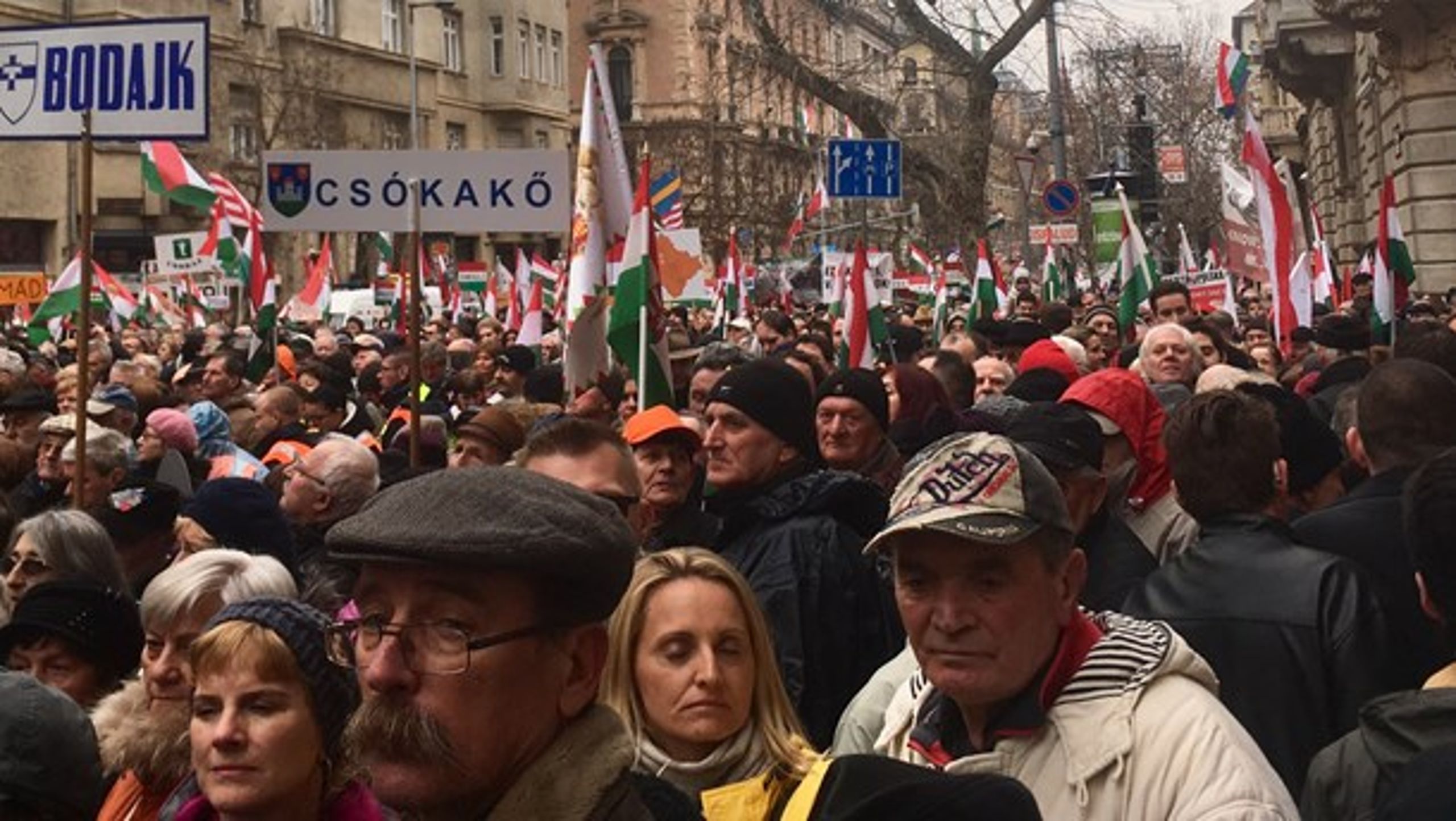 Valget i Ungarn bringer følelserne i kog og har sendt befolkningen på gaden både for og imod den siddende premierminister, Viktor Orbán.