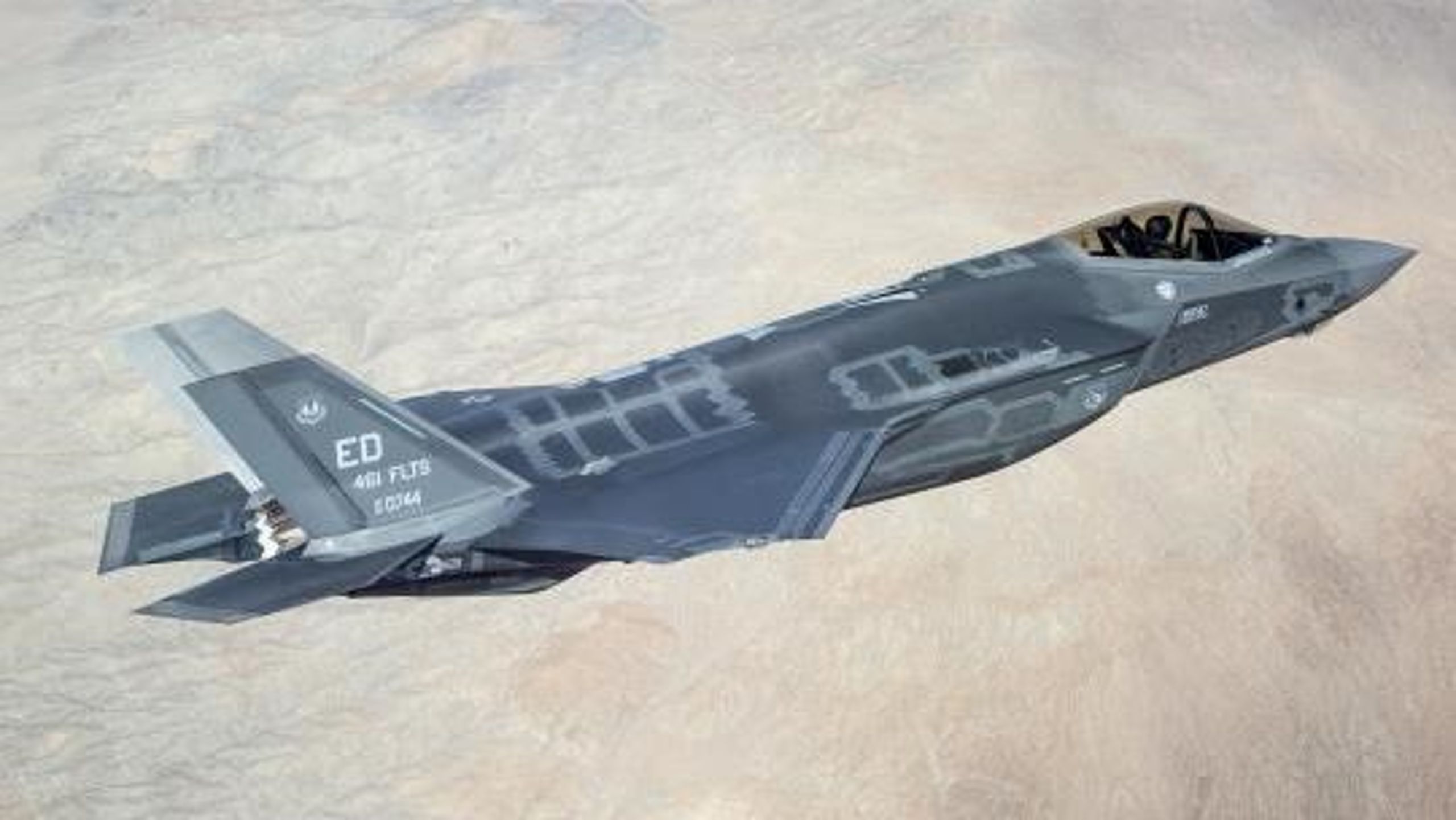 F-35A i luften.