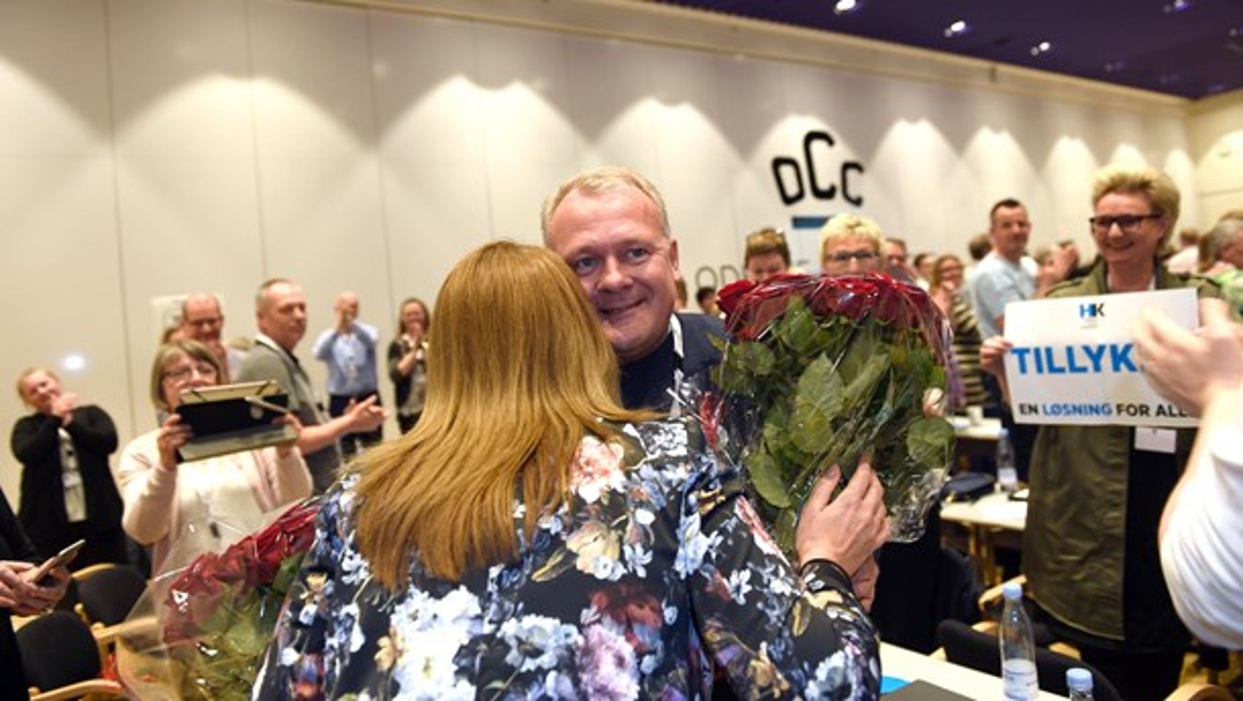 Martin Rasmussen er valgt som HK Danmarks nye næstformand på forbundets ekstraordinære kongres i Odense.