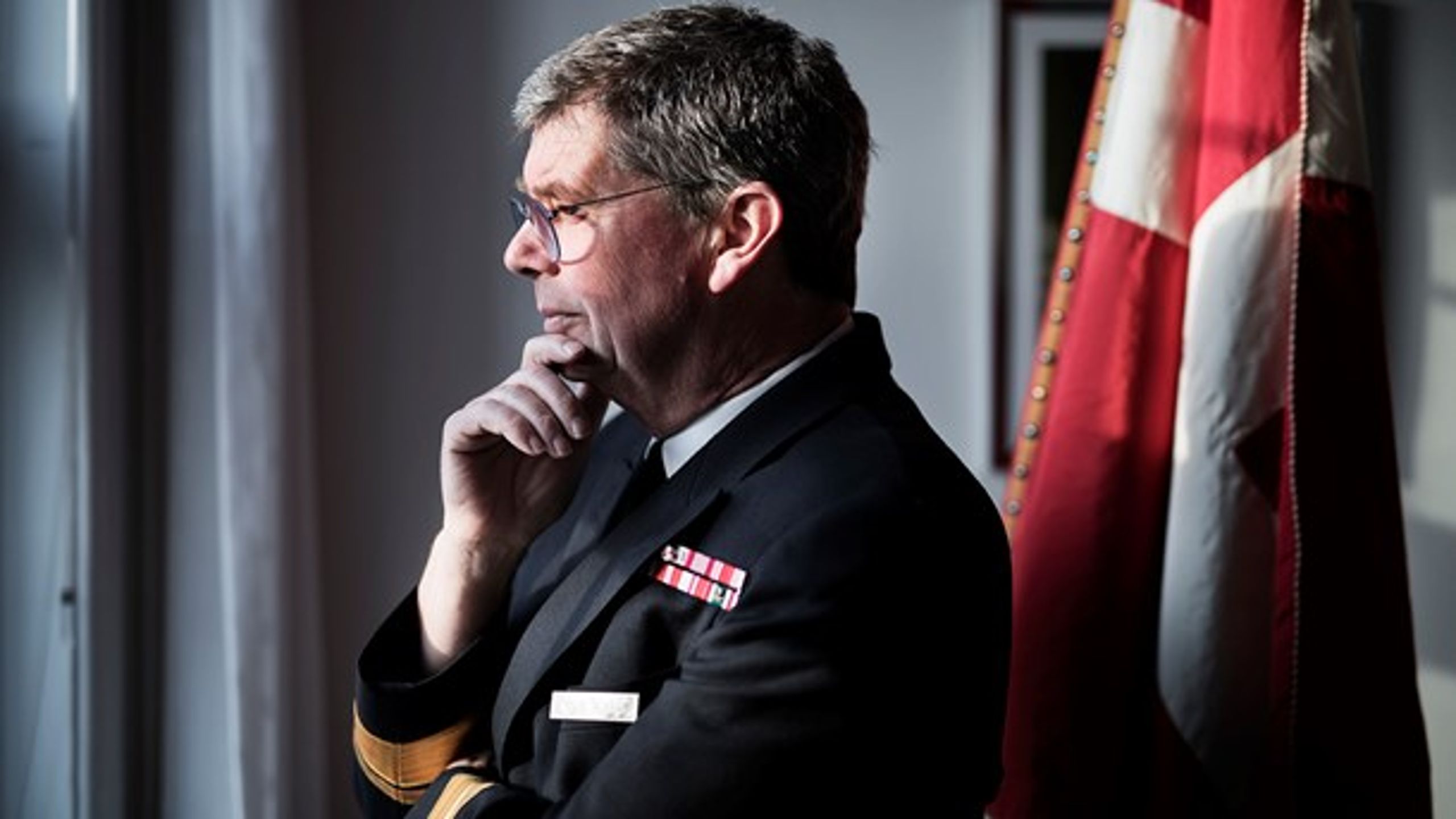 Kontreadmiral Nils Wang går mandag på pension efter 40 år og syv måneder i det danske forsvar.