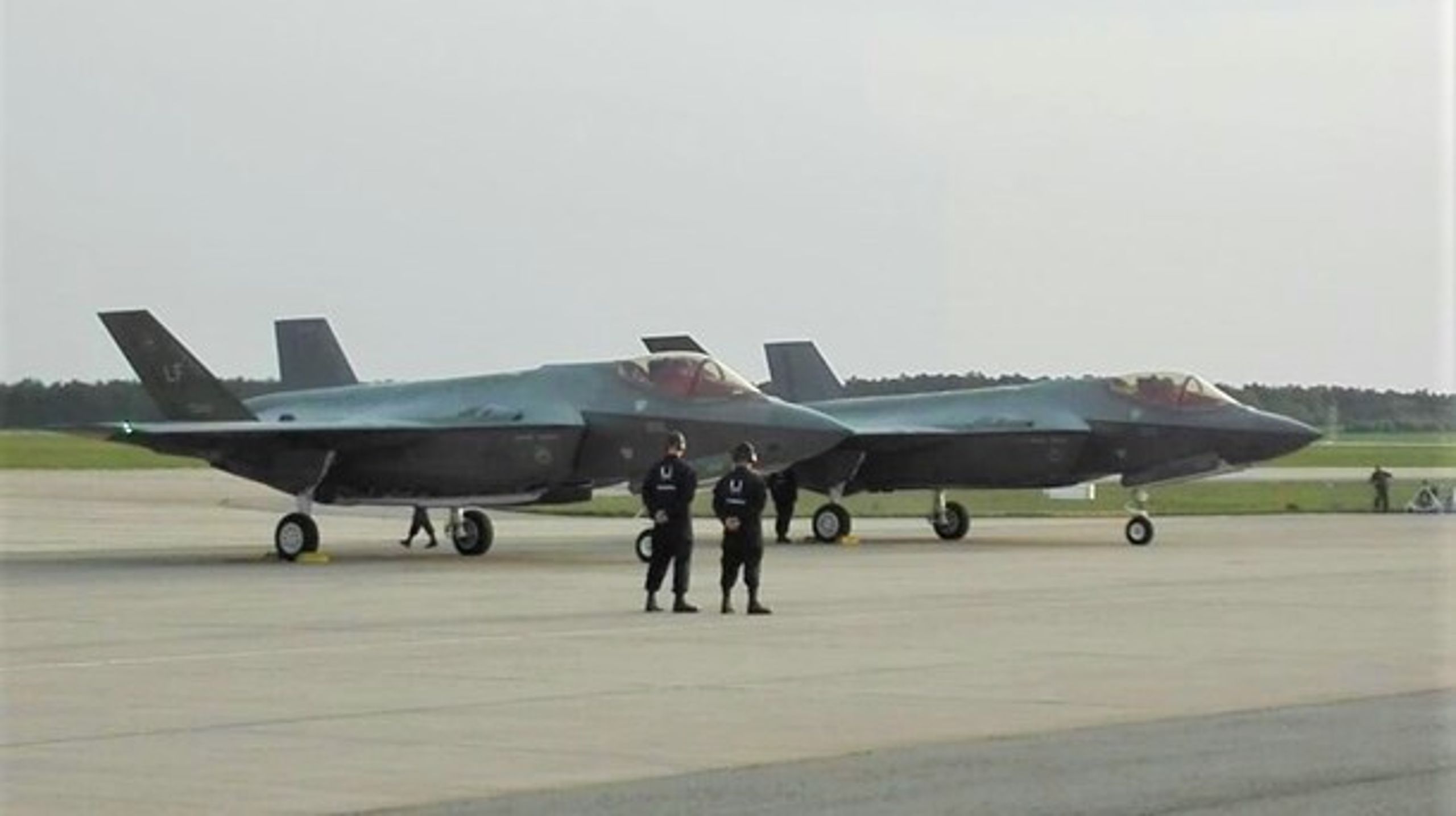To amerikanske F-35'ere i Berlin.