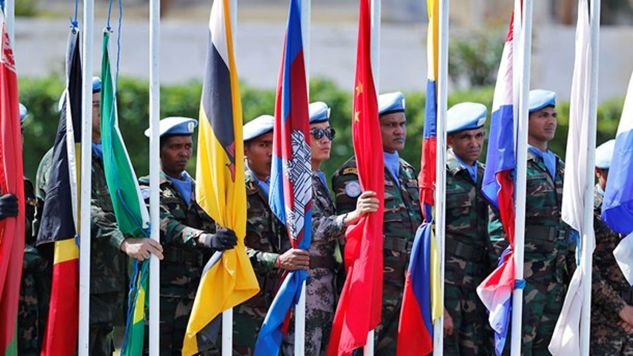 <b>FRED</b>:&nbsp;I 2015 toppede Bangladesh listen over bidragydere til FN's fredsbevarende virksomhed, skriver Kristine Kjærsgaard fra SDU. Her er det FN's fredsbevarende tropper i Libanon.
