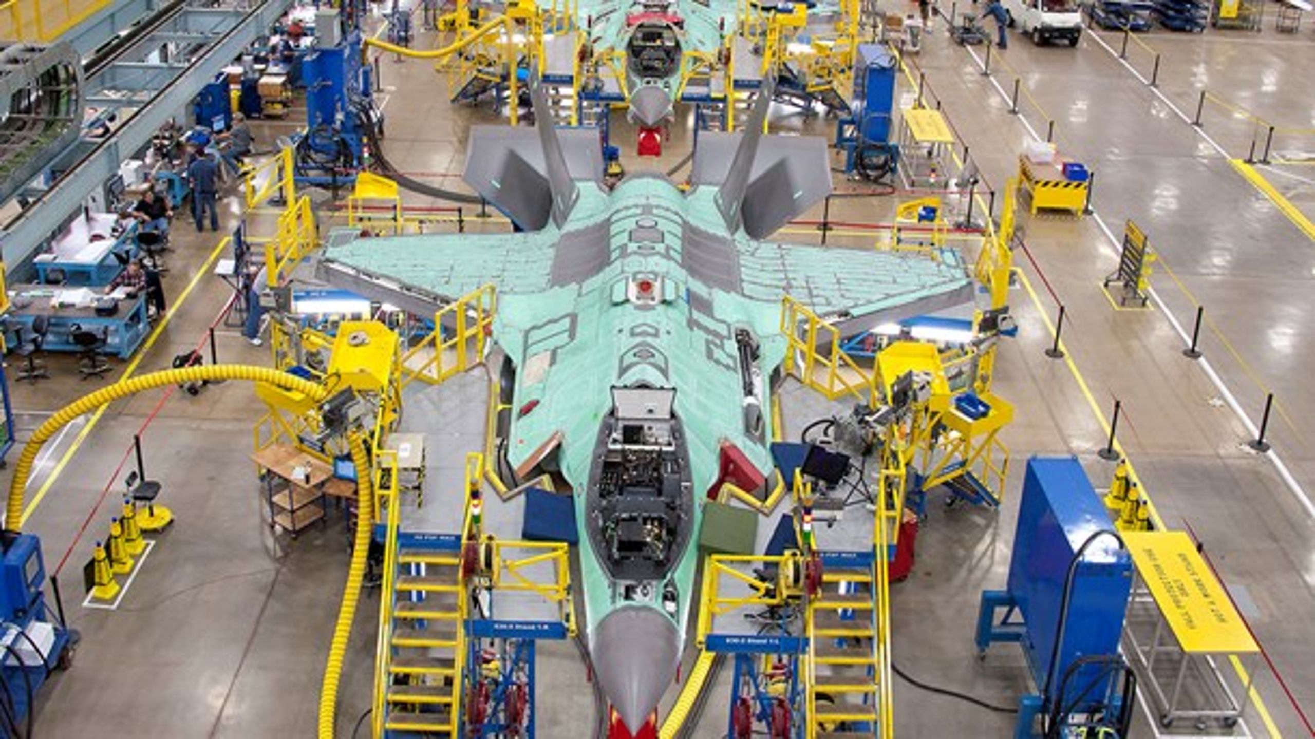 Lockheed Martins F-35 produktionslinje i Fort Worth.