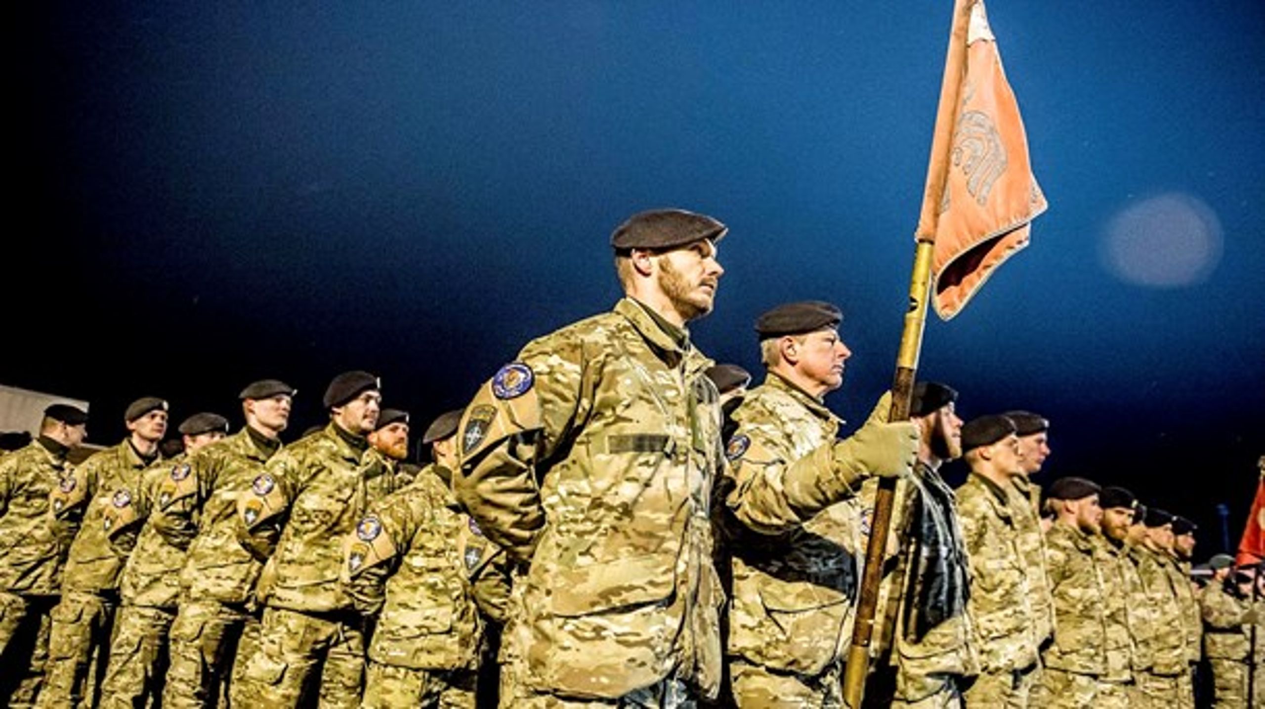 En dansk kampgruppe er i øjeblikket udsendt til Estland som led i Nato's&nbsp;Enhanced Forward Presence-mission.<br>