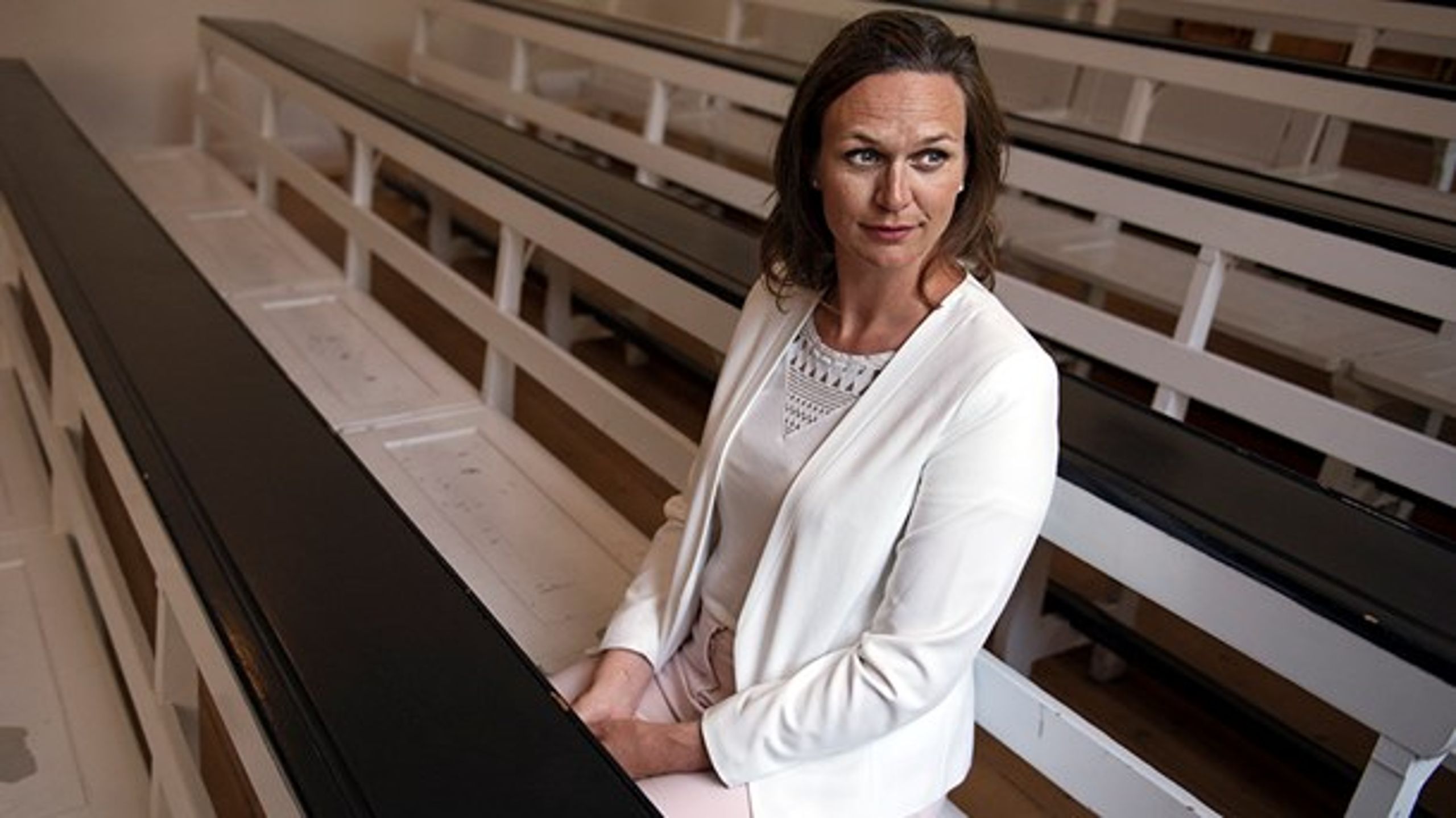 Merete Riisager (billedet) fortjener respekt for sit angreb på de seneste årtiers uddannelsespolitik, skriver lektor Lone Nørgaard.