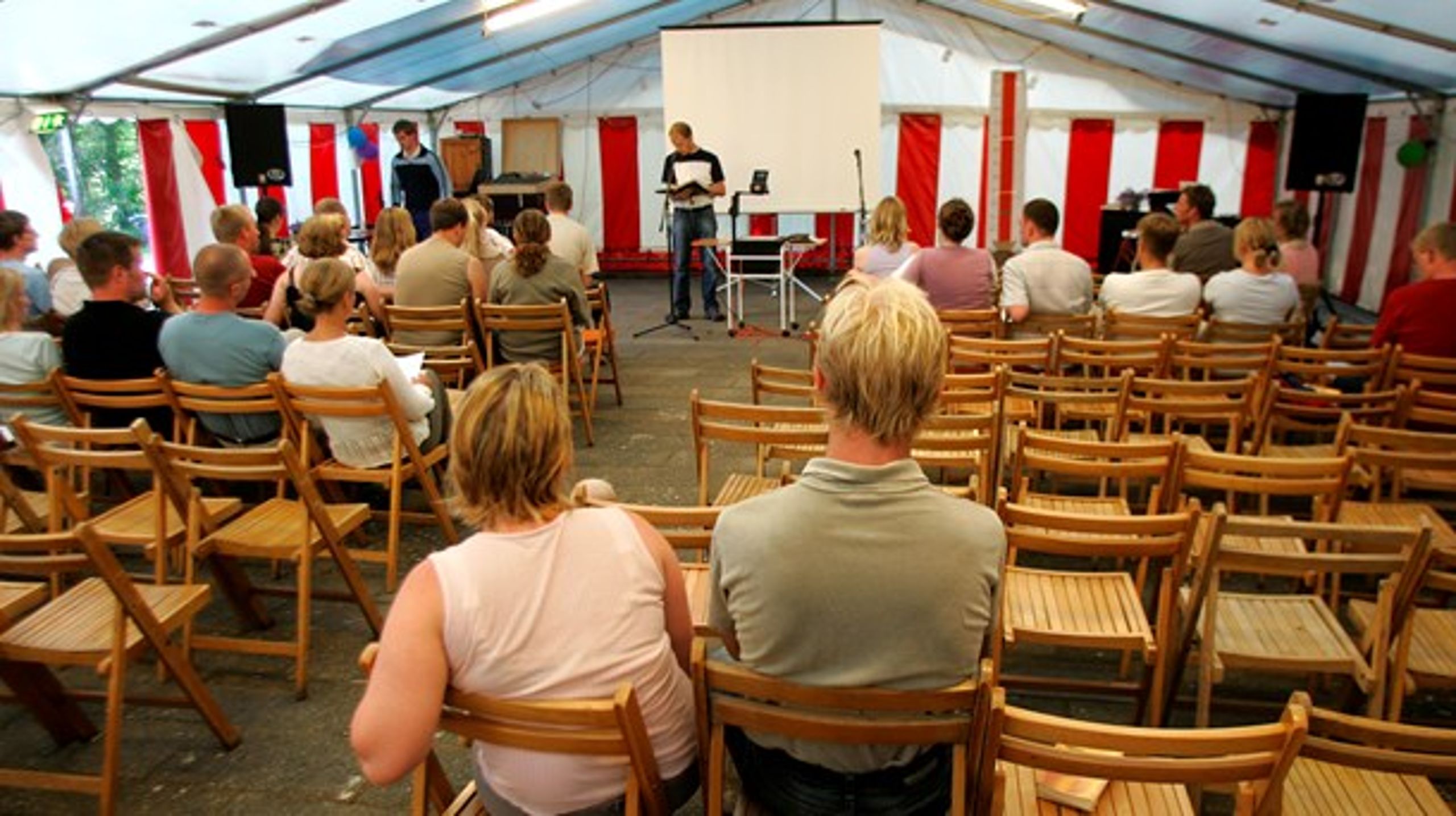 Bibelcamping på Børkop Højskole i 2005.