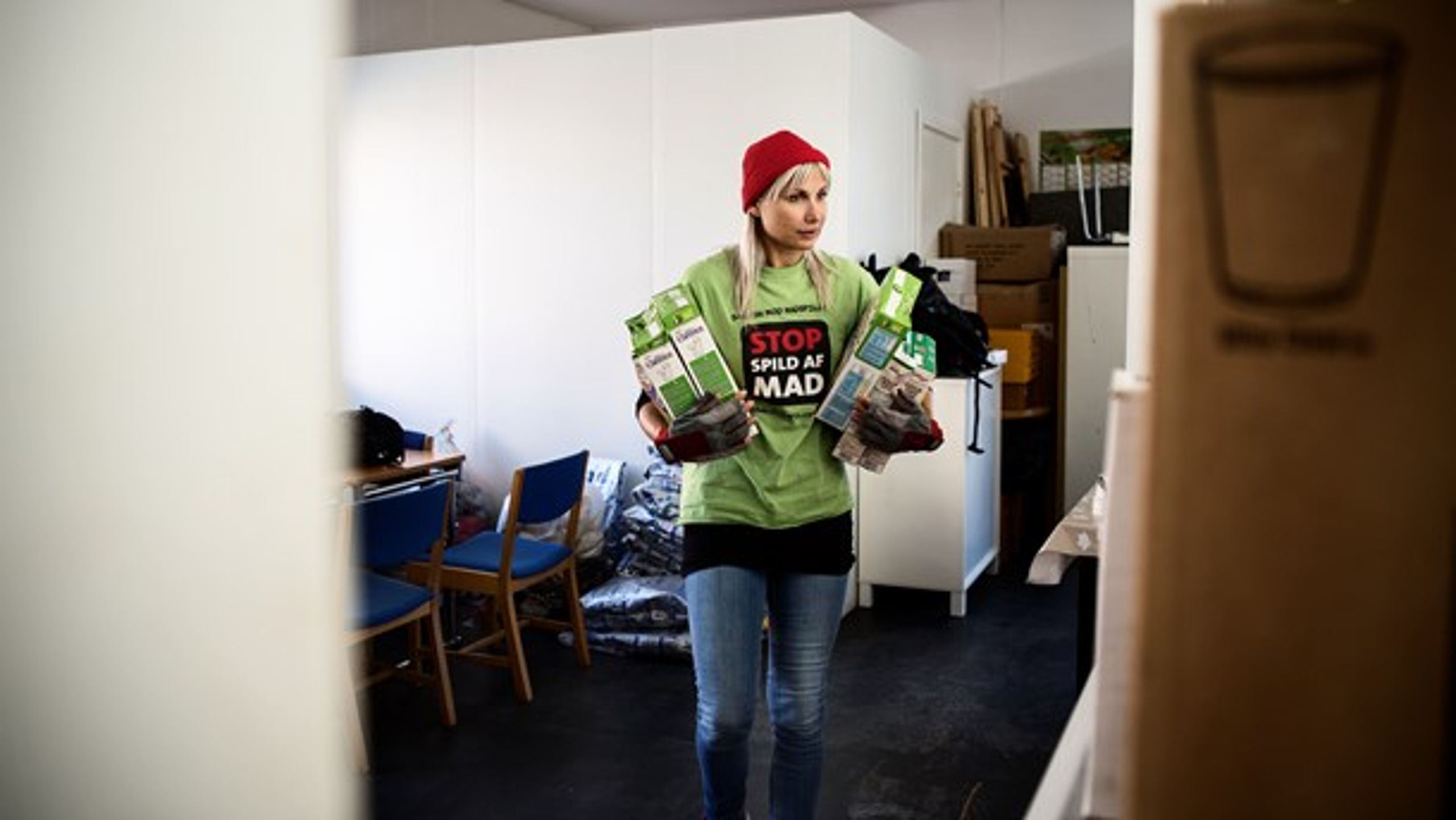For 10 år siden stiftede Selina Juul bevægelsen Stop Spild af Mad, der kæmper mod madspild. (Arkivfoto).