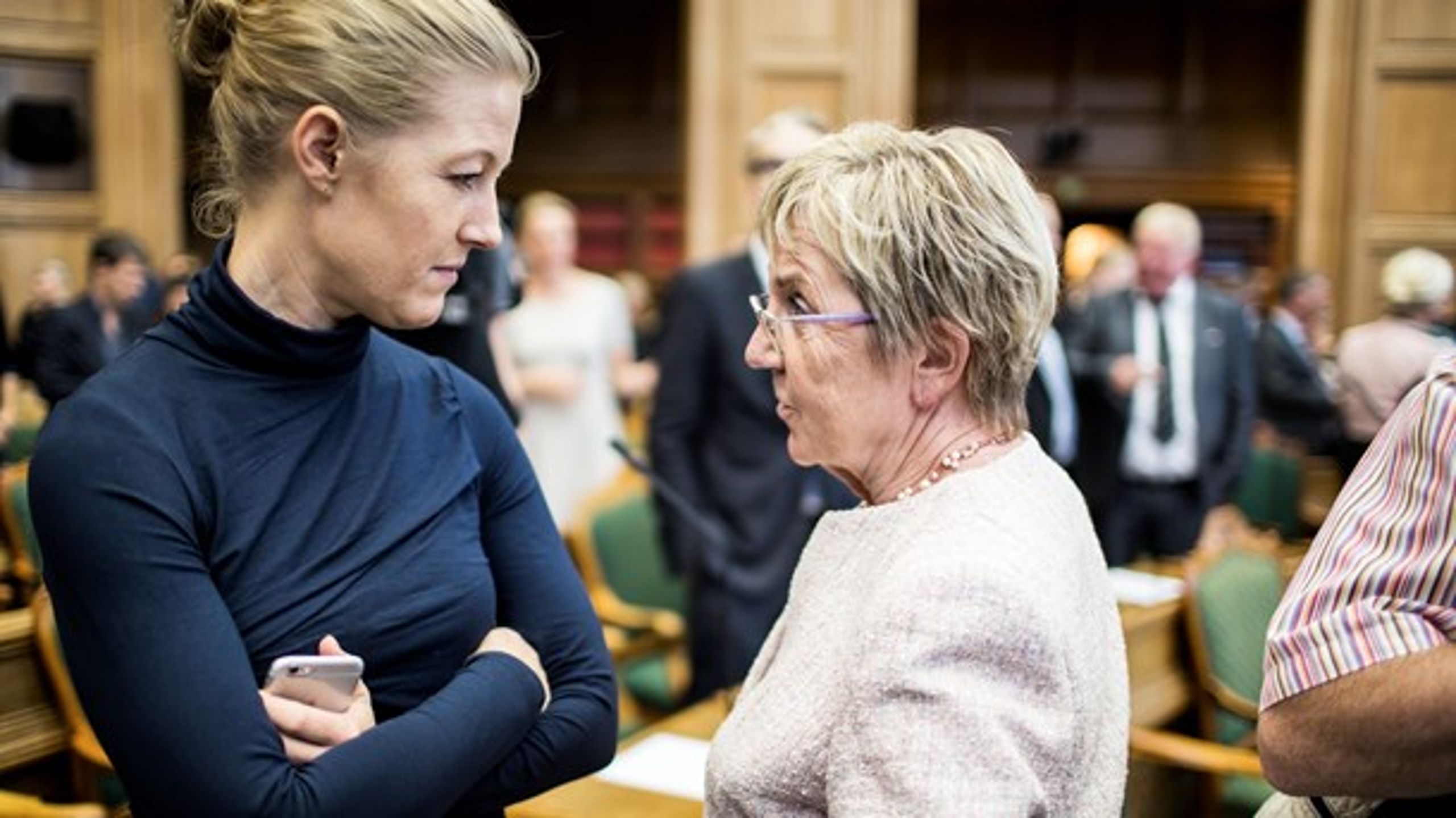 Den&nbsp;danske skoletradition er under pres, mener Radikales Sofie Carsten Nielsen (til venstre).&nbsp;