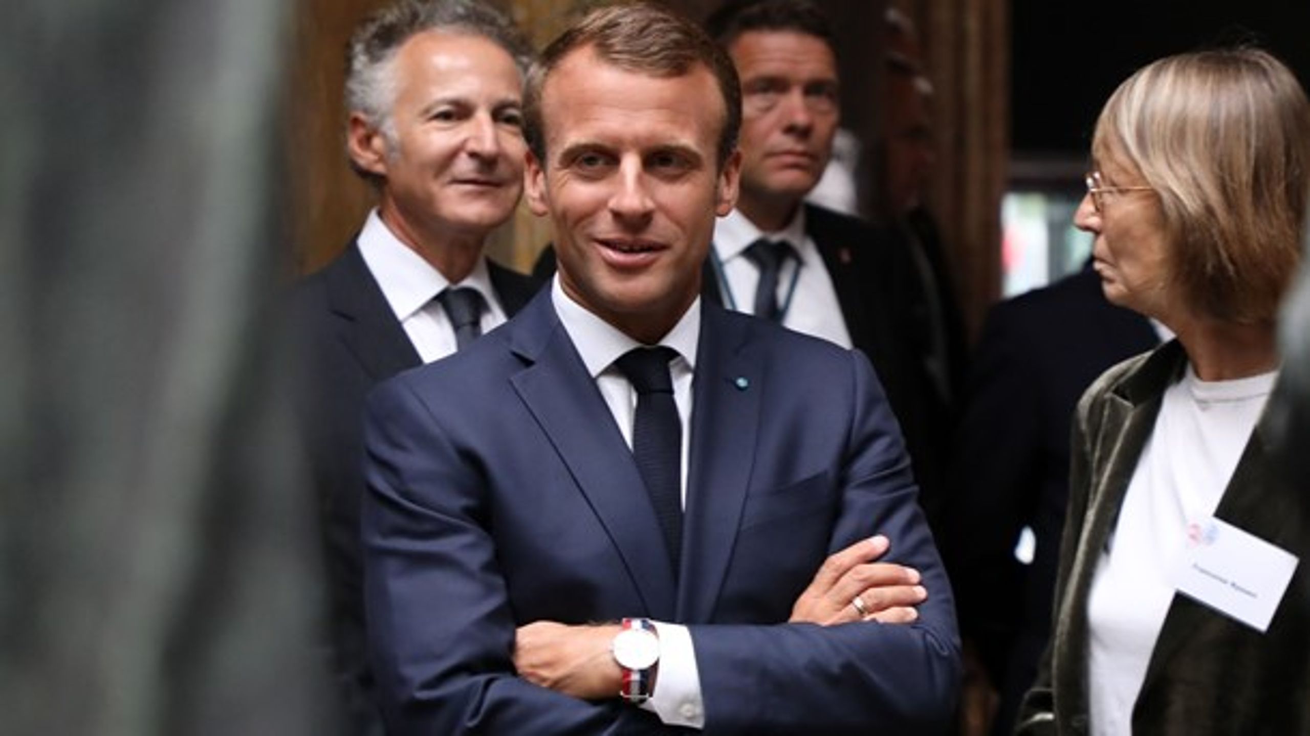 Lars Løkke Rasmussen og Emmanuel Macron klappede ikke kun hinanden på ryggen under præsidentens besøg. Der blev også talt politik.