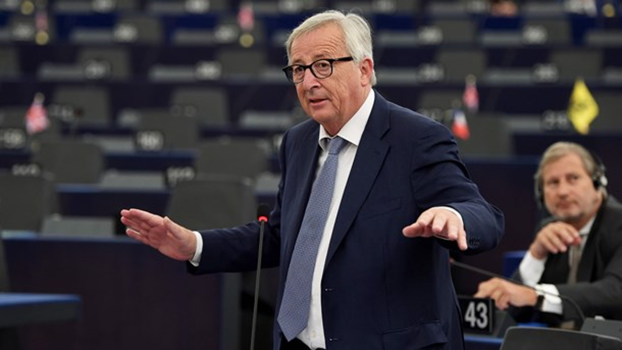 Jean-Claude Juncker bør afslutte sin tale med at bede EU27 tænke
godt og grundigt over, om de reelt vil det europæiske fællesskab, skriver Morten Helveg Petersen (R).