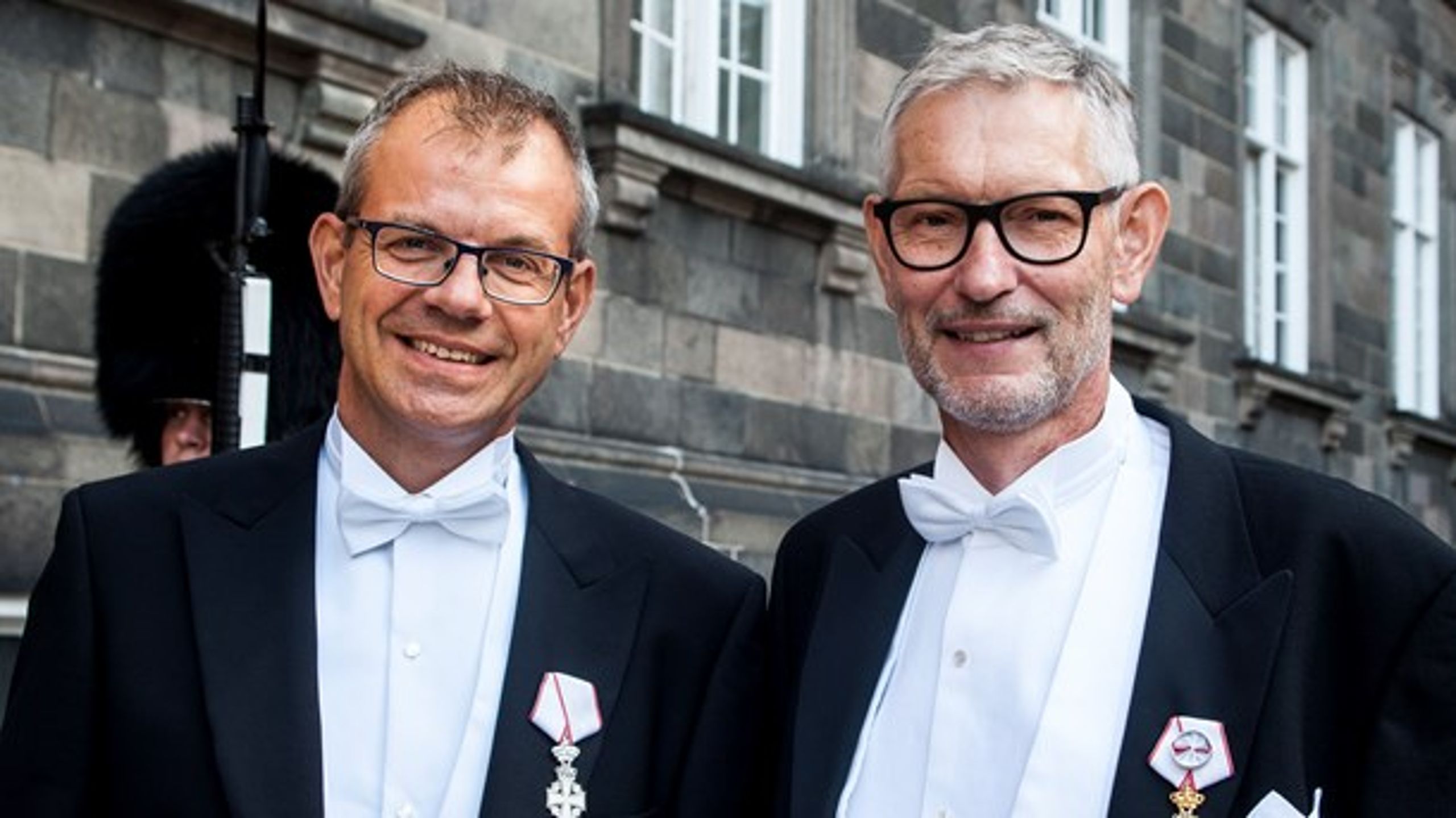 DGI's landsformand gennem 17 år,&nbsp;Søren Møller (th), modtog sidste år ridderkorset af Dannebrogsordenen. Efter årsmødet 3. november i år&nbsp;forlader han DGI.&nbsp;