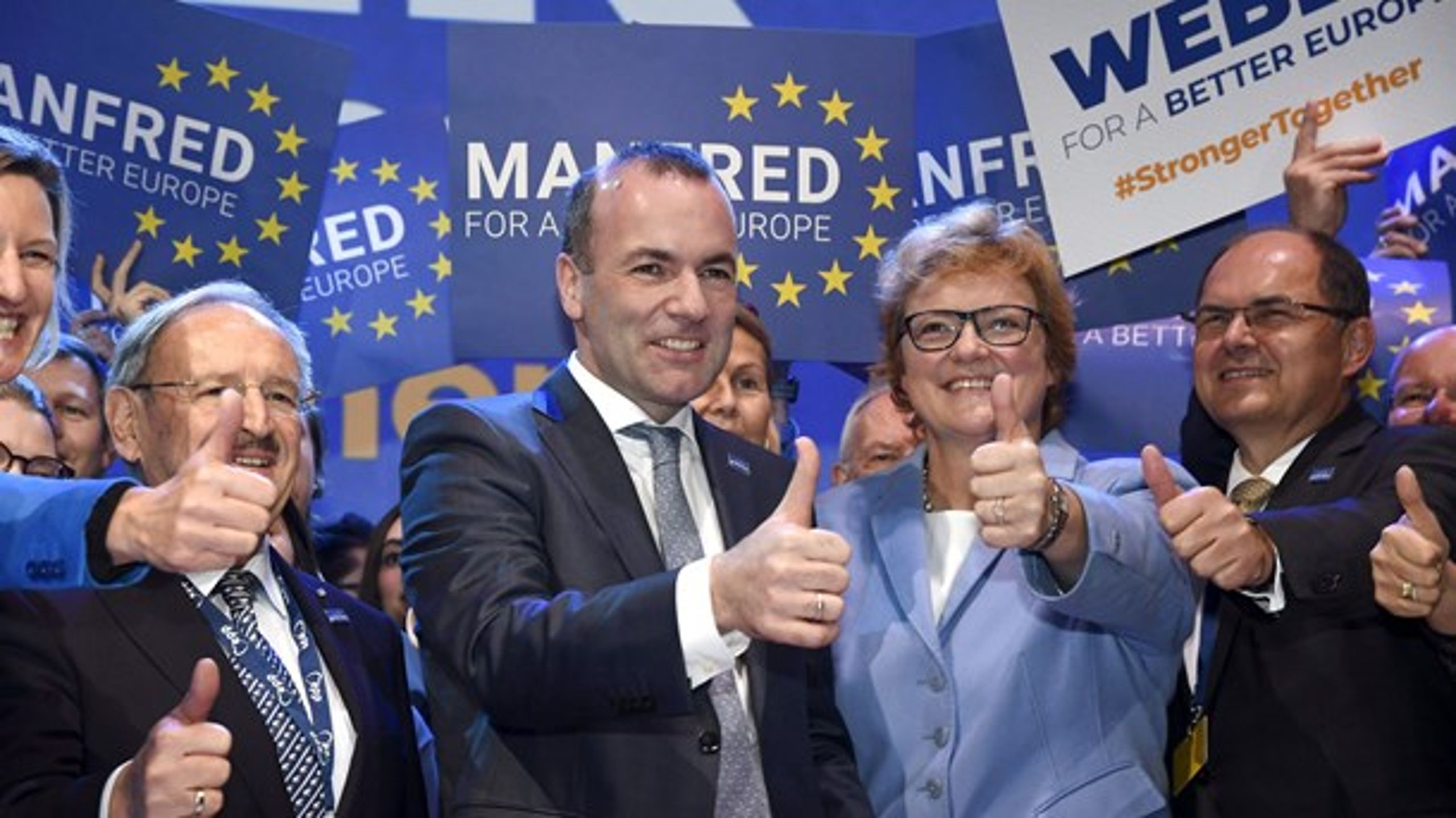Der er fem gode grunde til, at Danmarks Konservative i EU stemte på Manfred Weber som EPP's spitzenkandidat. Det skriver kandidat til Parlamentet Pernille Weiss (K).