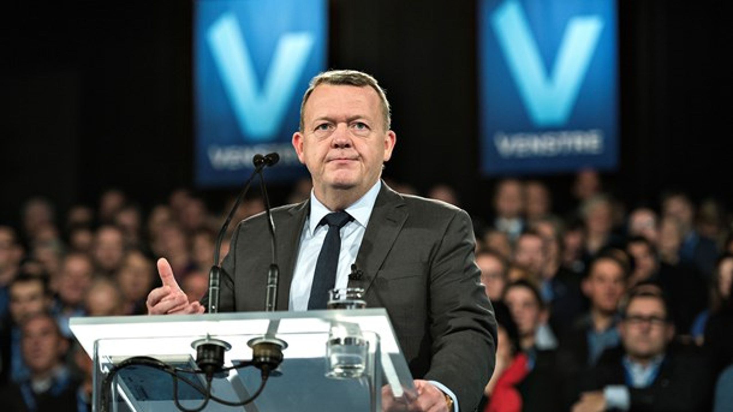 Lars Løkke Rasmussen ved Venstres landsmøde i 2016.