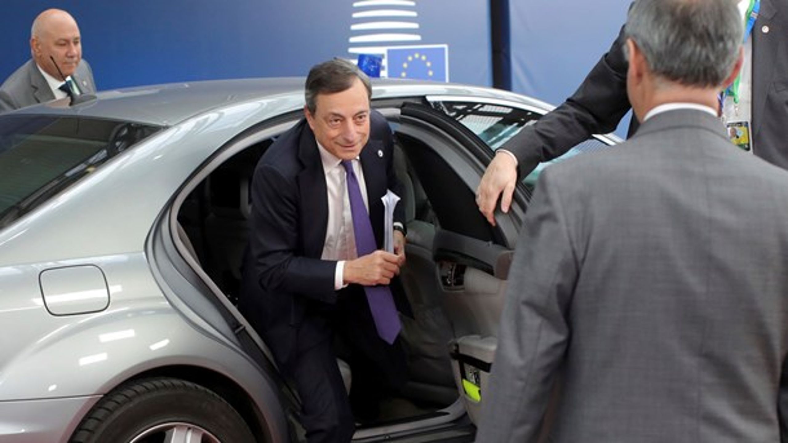 Formanden for Den Europæiske Centralbank, Mario Draghi. Bruxelles, juni 2017.