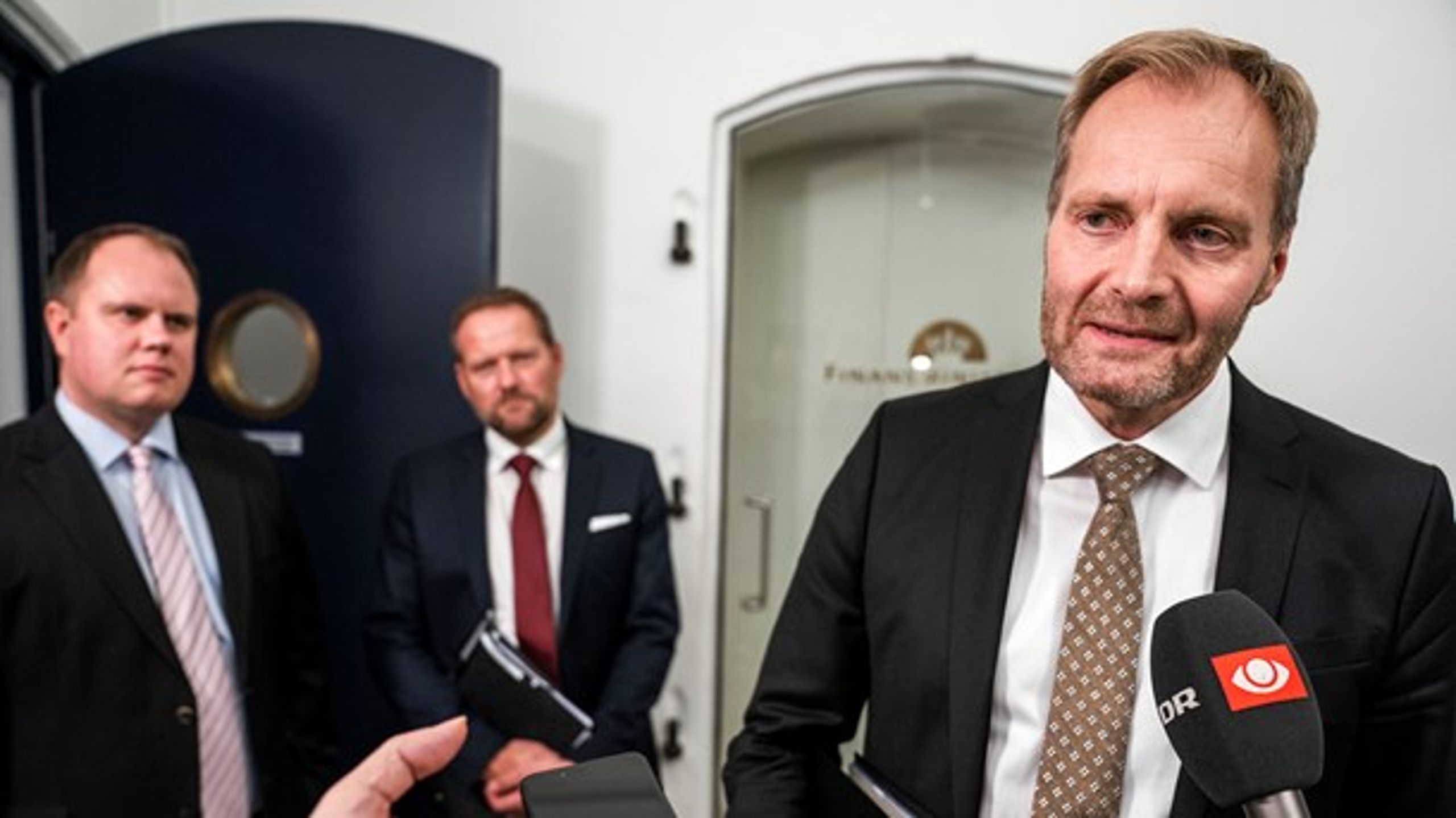 Dansk Folkeparti til forhandlinger i Finansministeriet (Arkivfoto fra 6. november)