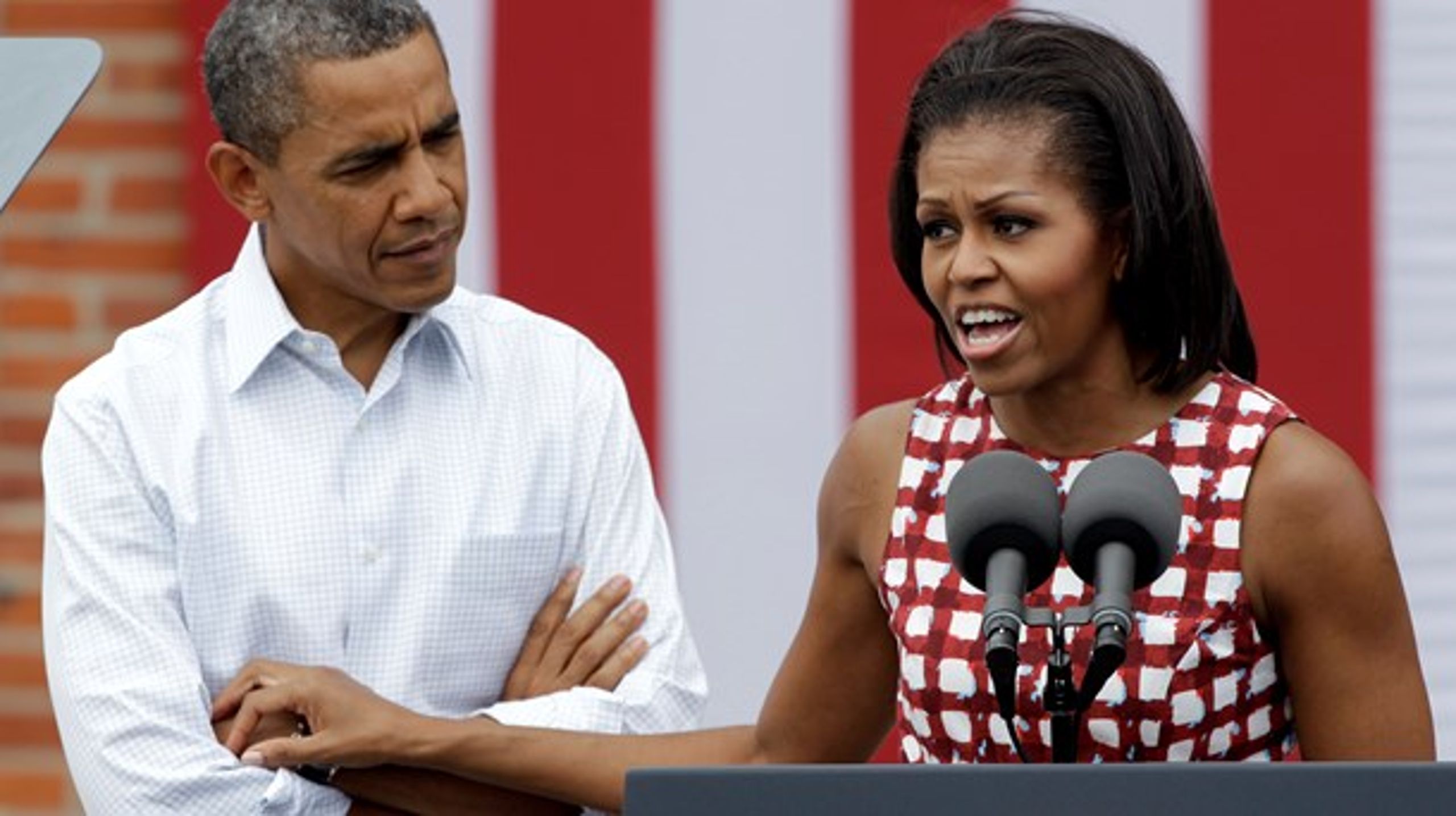 Arkivfoto: Michelle Obama har længe været i sin mands politiske skygge, men hendes nye bog er, som titlen siger, hendes historie, skriver Lone Dybkjær.&nbsp;