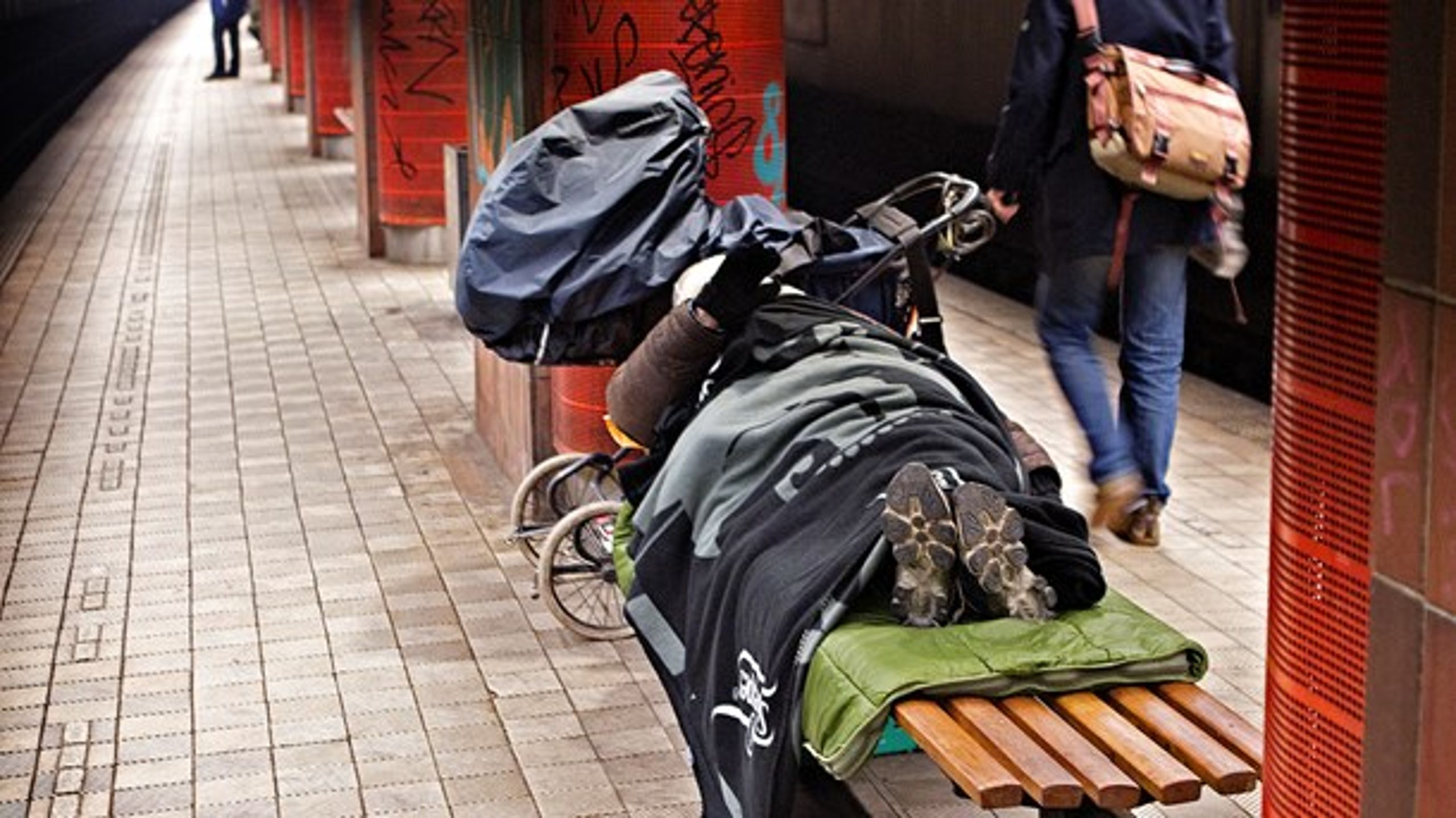 Danmark har den højeste stigning af unge hjemløse i Norden, viser en undersøgelse. <br>