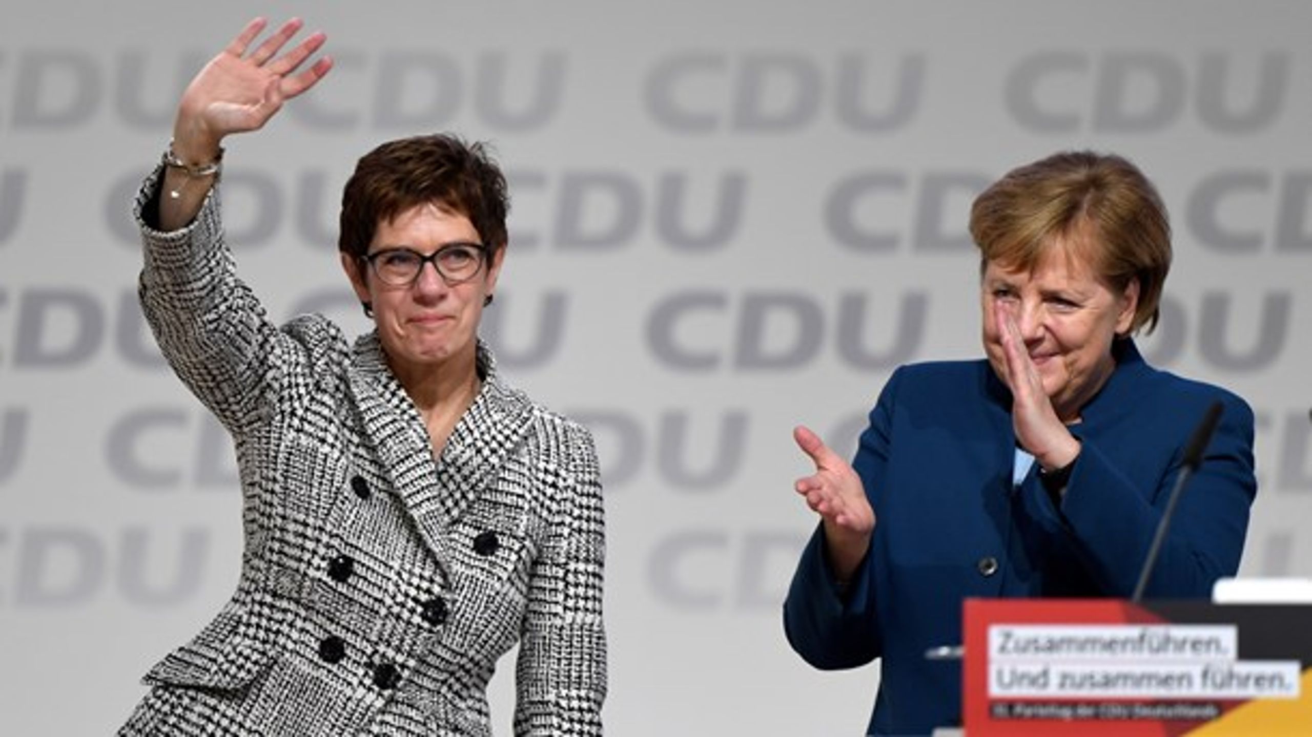 Annegret Kramp-Karrenbauer er ny formand for CDU. (Foto: Fabian Bimmer/Ritzau Scanpix).