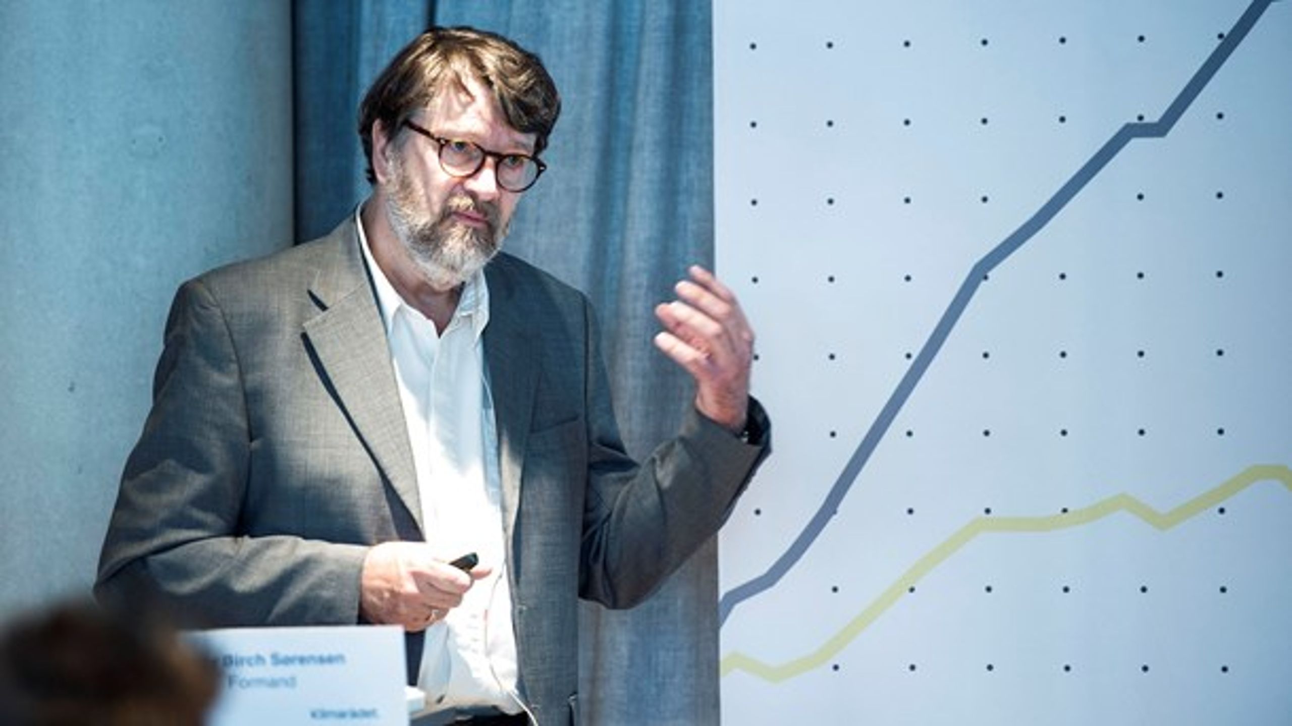 Peter Birch Sørensen blev Klimarådets første formand, men han stoppede per 1. december.