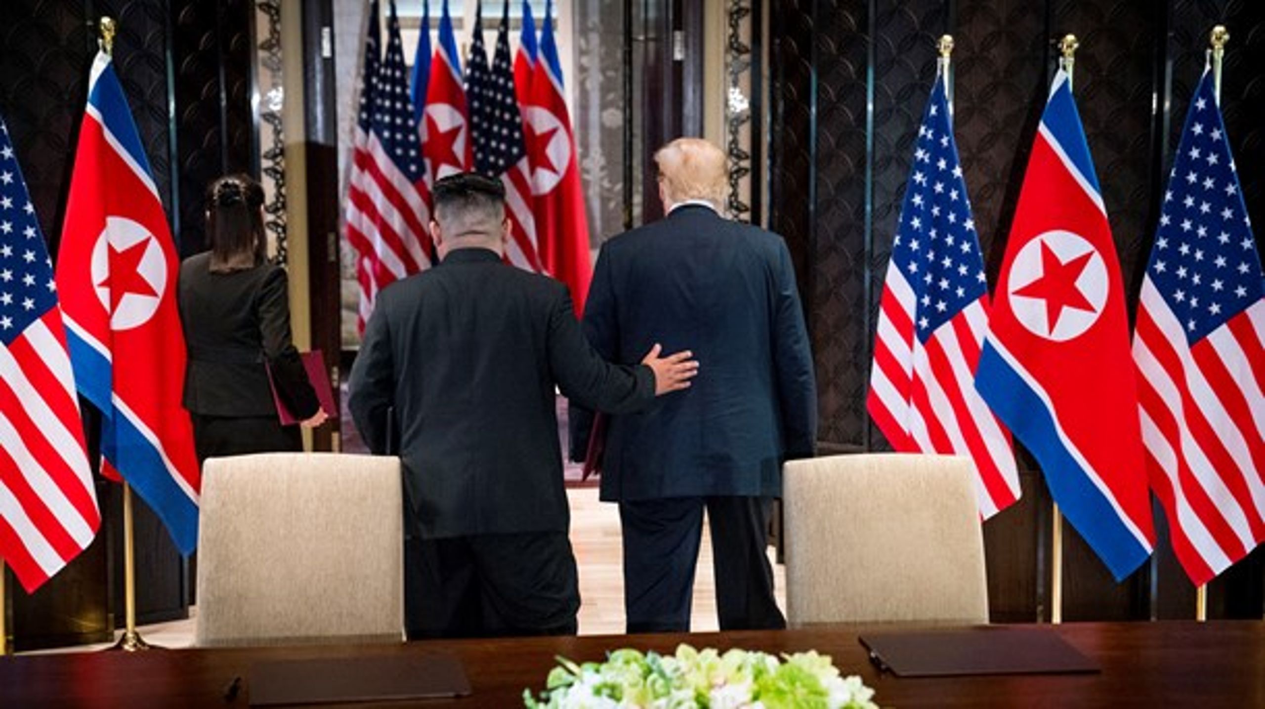 Året, der gik, bød blandt andet på et historisk møde i juni mellem Donald Trump og Kim Jung-un i Singapore.