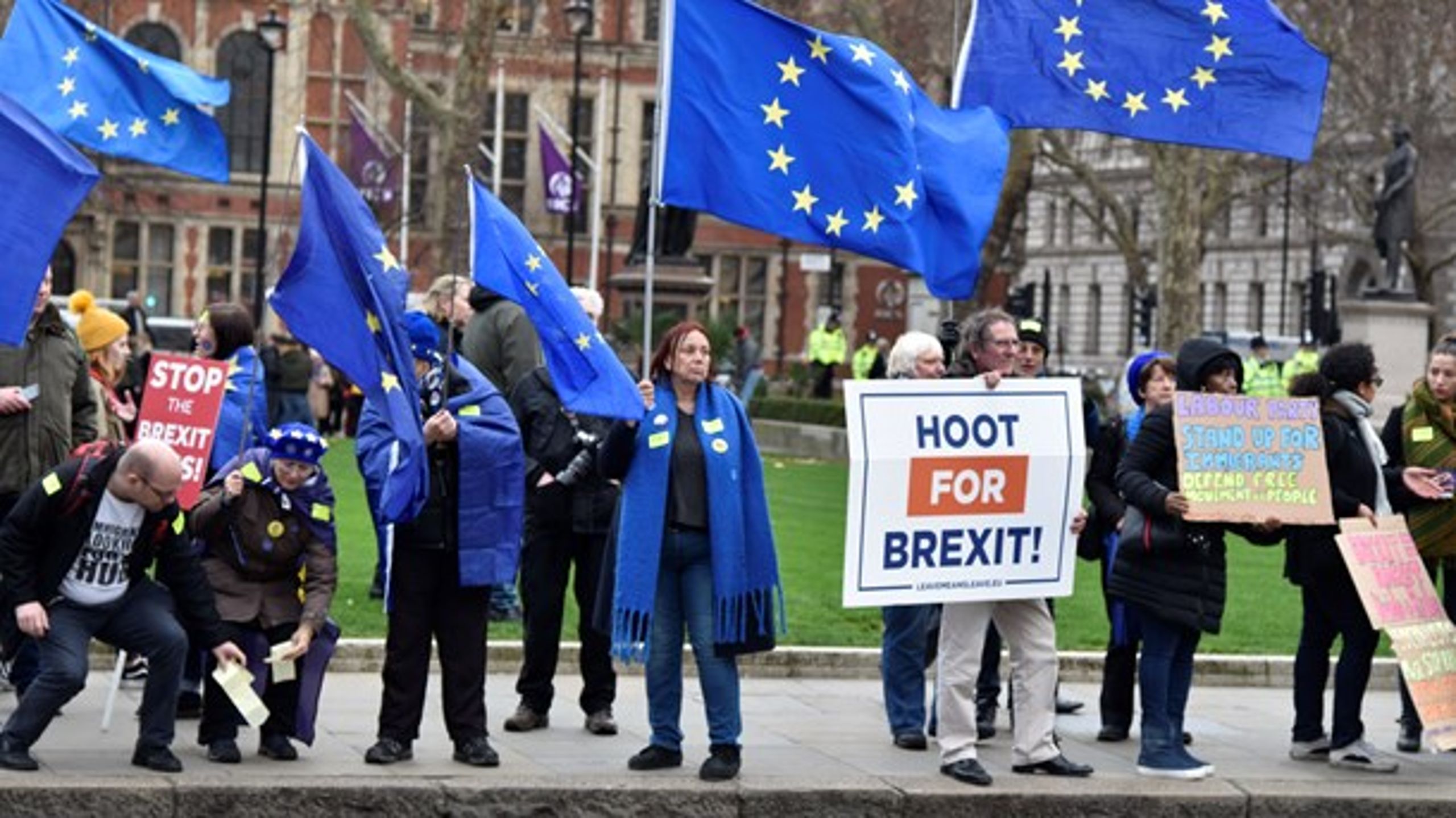 Nye forhandlinger om forholdet mellem Storbritannien og EU kan være på vej, hvis det britiske underhus kan blive enige om en fælles britisk position. (Foto: Niklas Svahn/TT/Ritzau Scanpix)