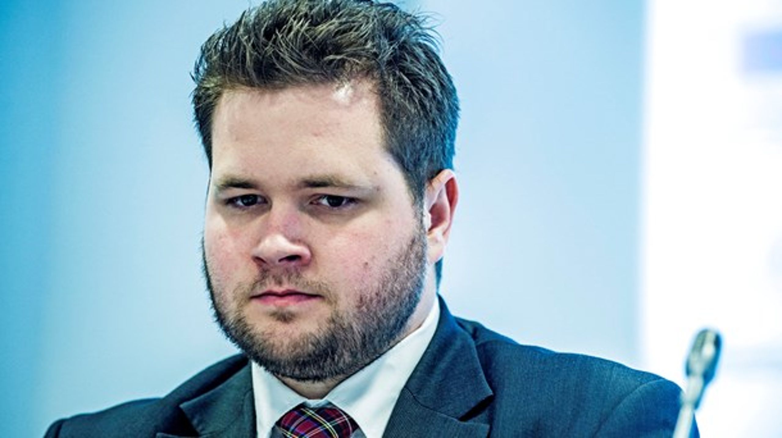 DF har ikke nogen oplagte kandidater til EP-valget, efter at det lykkedes Anders Vistisen (billedet) at gøre sig upopulær med sine klodsede krav om en snarlig kåring, skriver Niels Jespersen.
