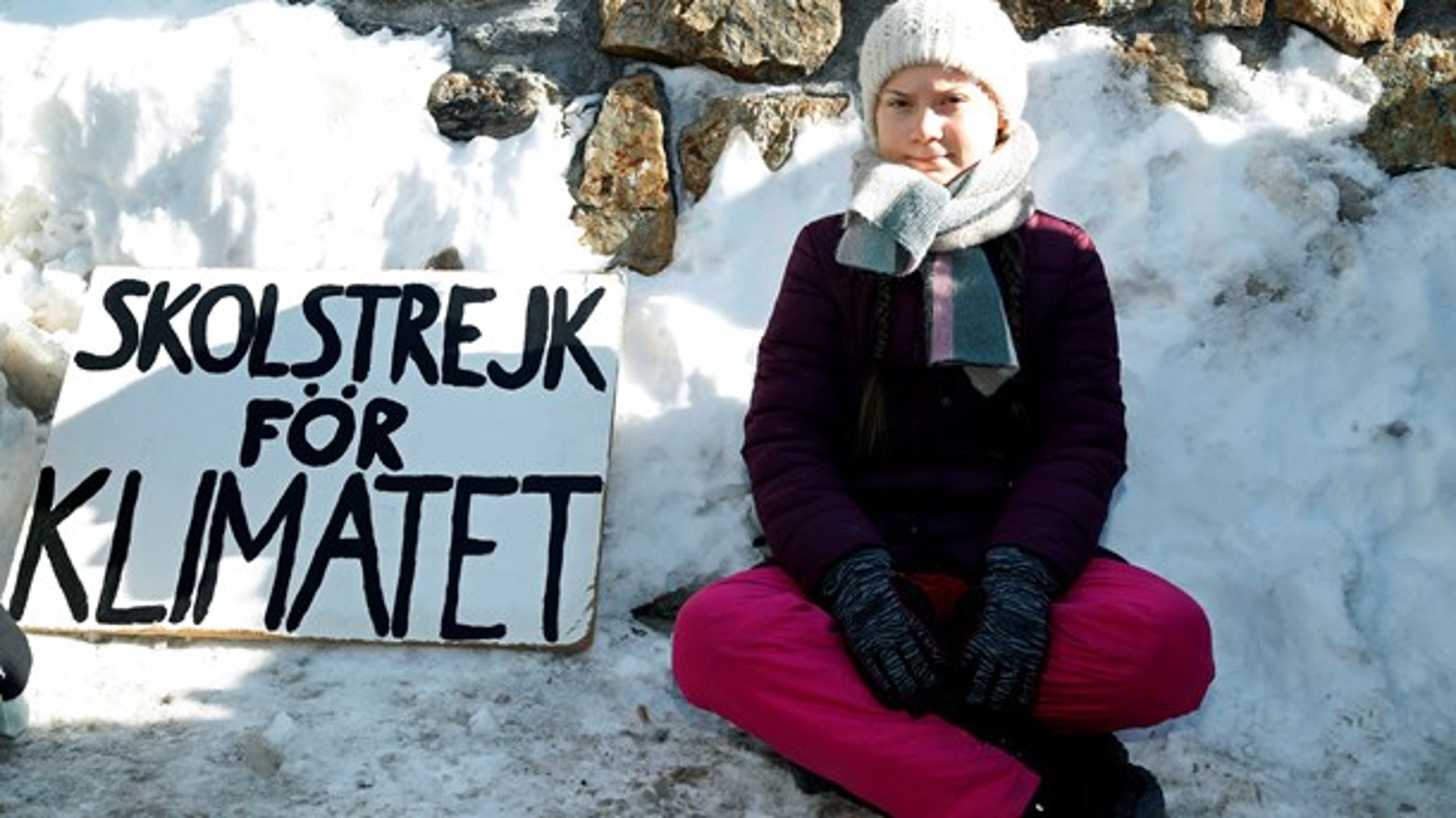 16-årige Greta Thunberg fra Sverige&nbsp;strejkede fra skole for at protestere mod klimaforandringerne.