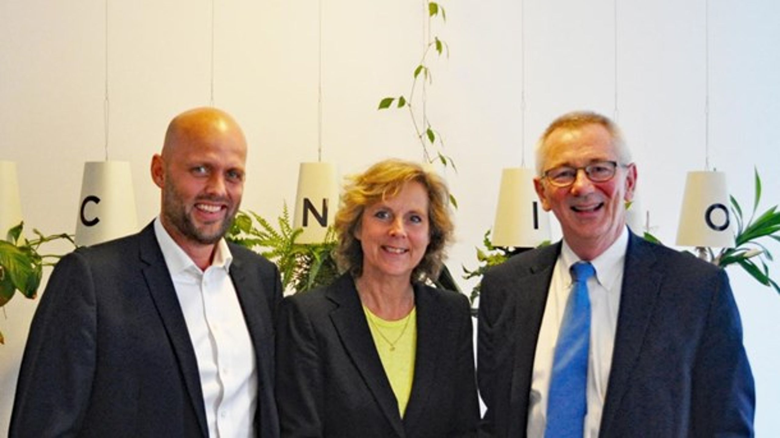 Concitos direktør, Christian Ibsen, sammen med formand Connie Hedegaard og WRI's præsident, Andrew Steer.