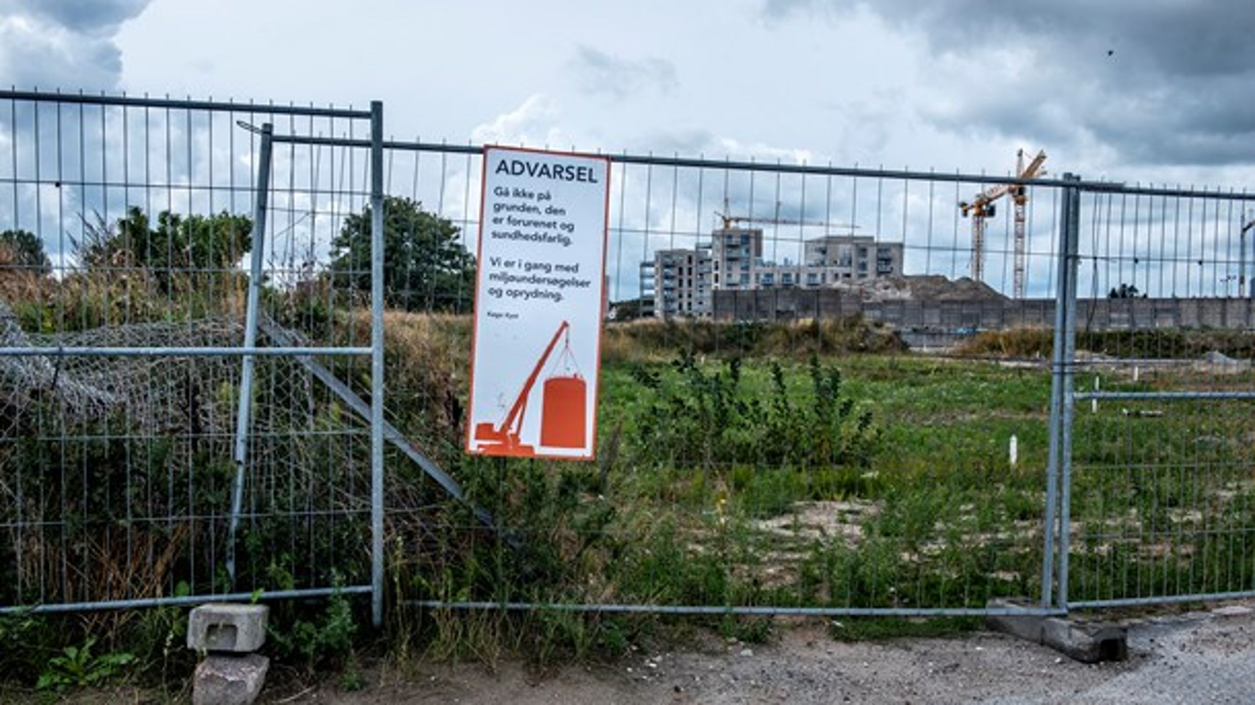 Den forurenede Kemetyl-grund i Køge (Arkivfoto).