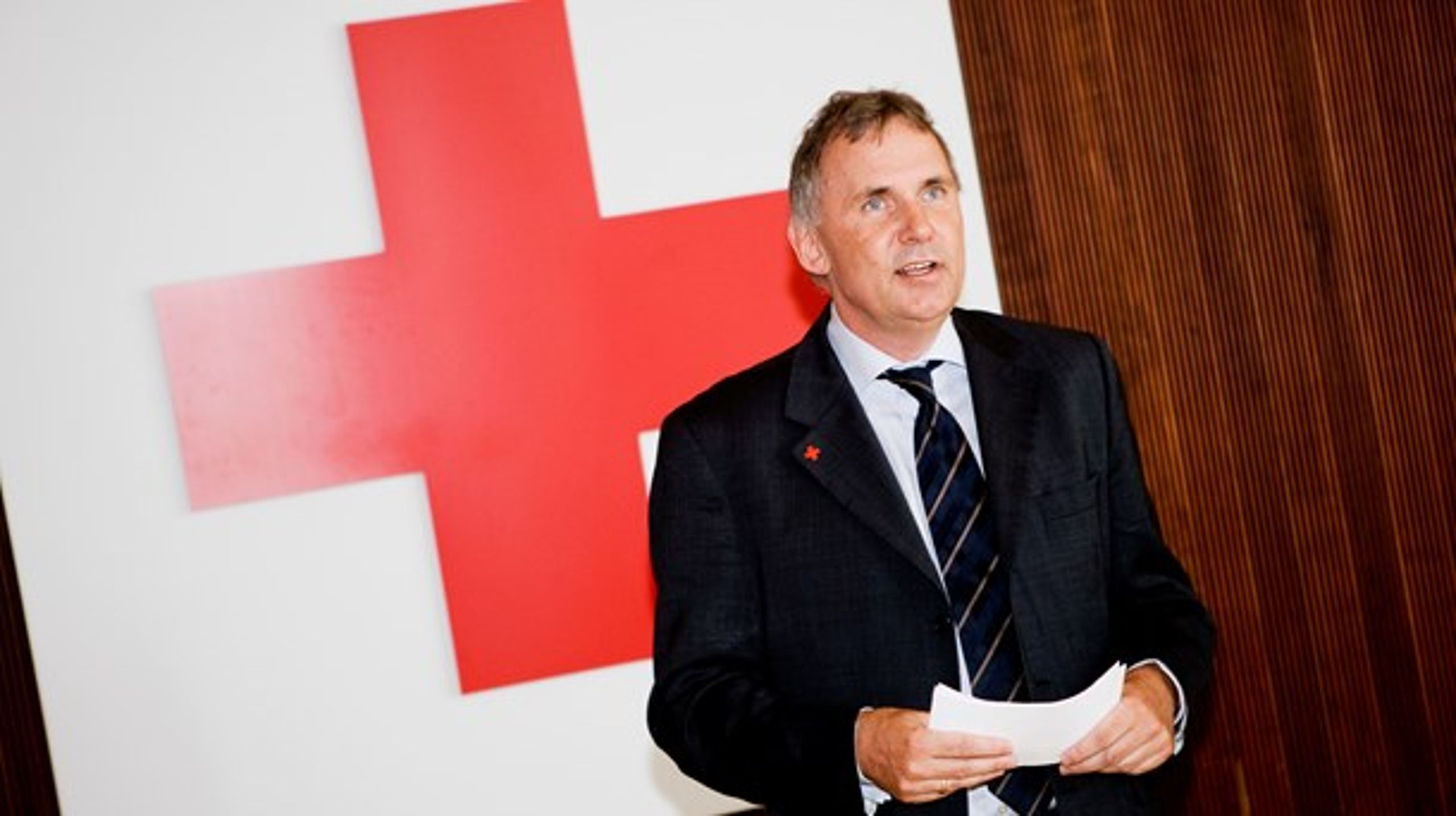 "Vi tror på det digitale som døråbner mellem mennesker," siger Anders Ladekarl, generalsekretær i Dansk Røde Kors, som mandag lancerer et nyt partnerskab med Boblberg.&nbsp;