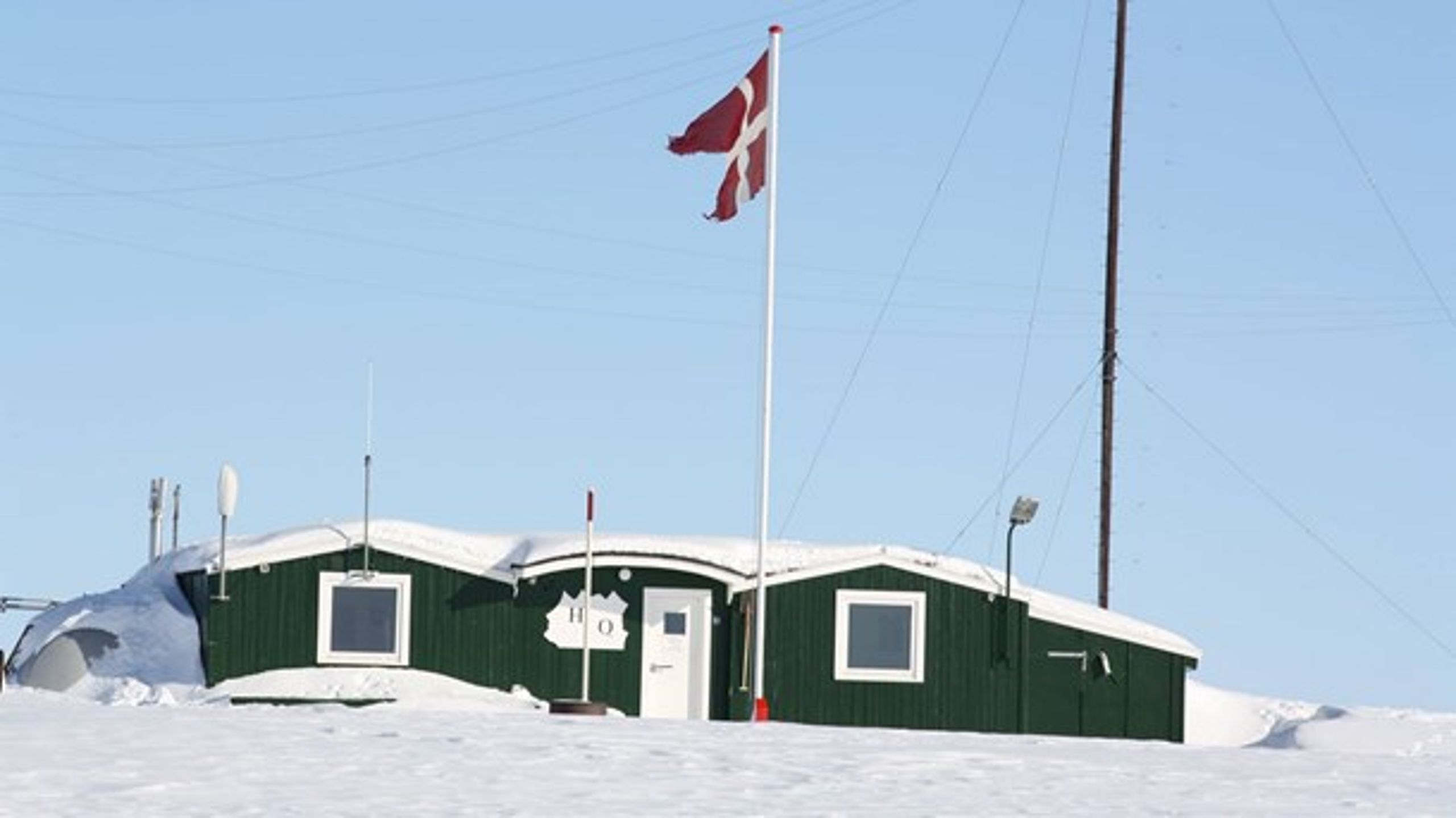 Station Nord er den permanente beboelse, der ligger næstnærmest Nordpolen.