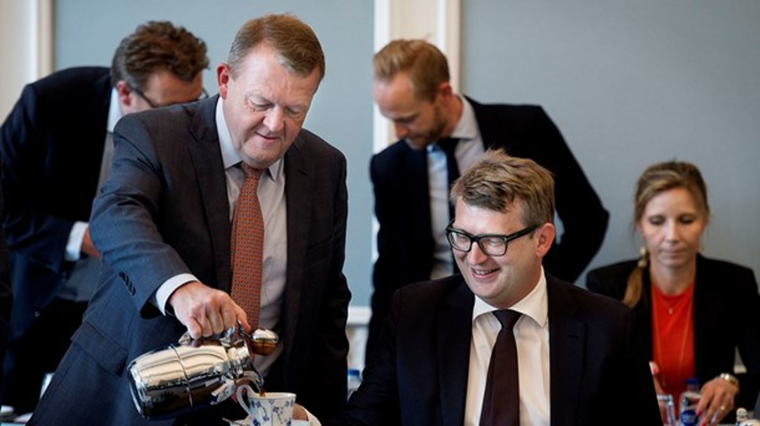 Statsminister Lars Løkke Rasmussen (V) og beskæftigelsesminister Troels Lund Poulsen (V) arbejder i disse dage på at lande den sidste aftale inden valget.&nbsp;