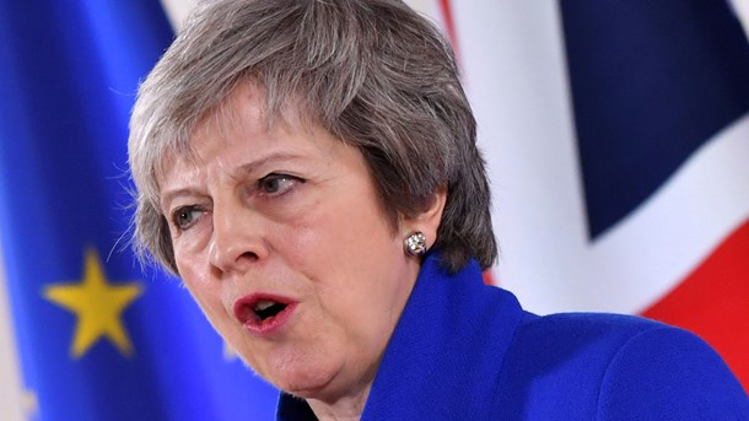 Theresa May vil forbedrede briterne på at gå til europarlamentsvalg.
&nbsp;