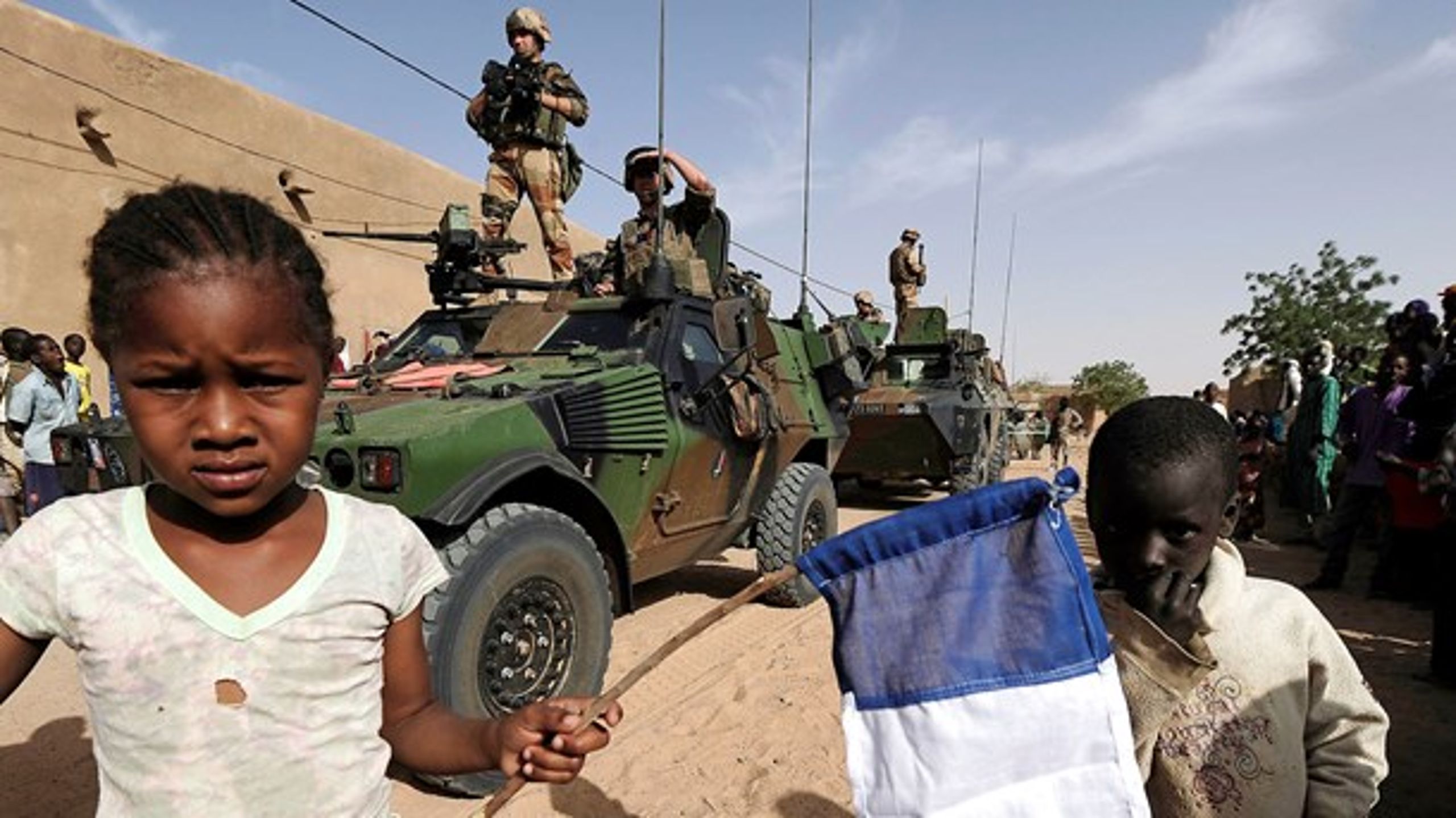 Franske soldater i Mali i februar 2013.