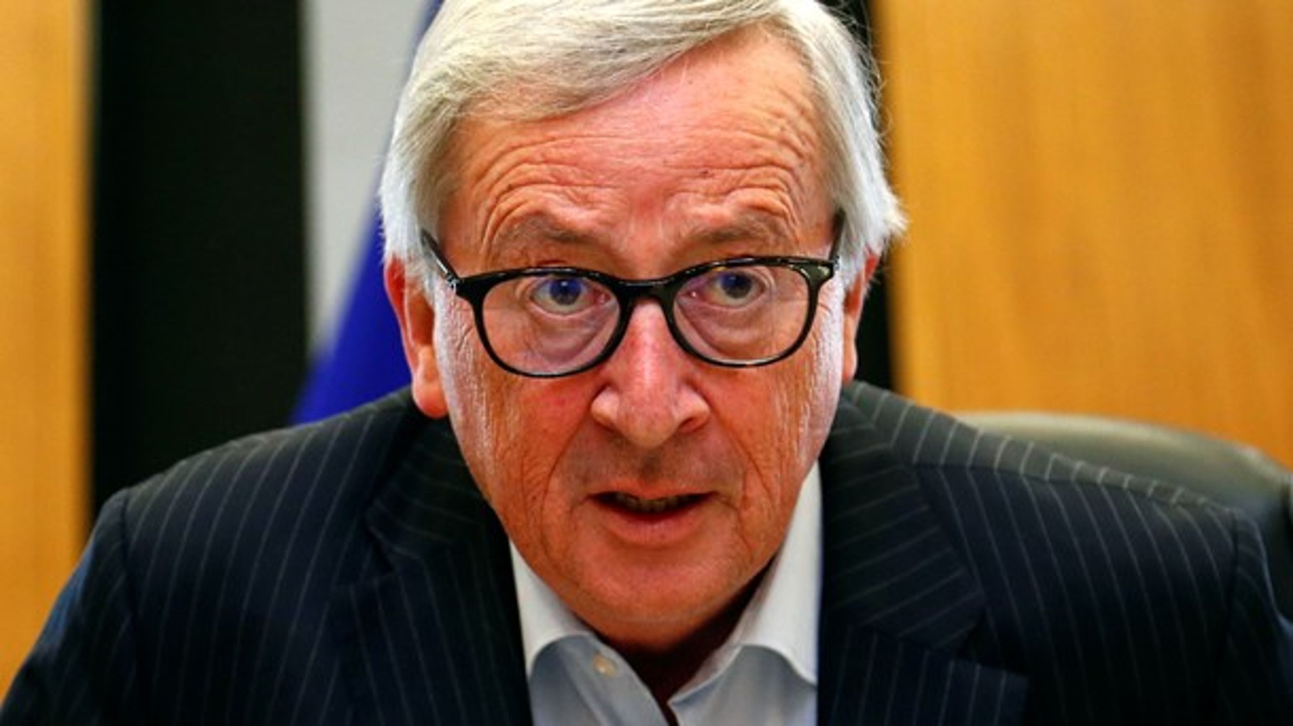 Jean-Claude Juncker sidder med ved bordet, når EU's stats- og regeringschefer skal diskutere EU's fremtidige strategiske agenda på et topmøde i Rumænien på torsdag. Foto: Francois Lenoir Ritzau/Scanpix.&nbsp;
