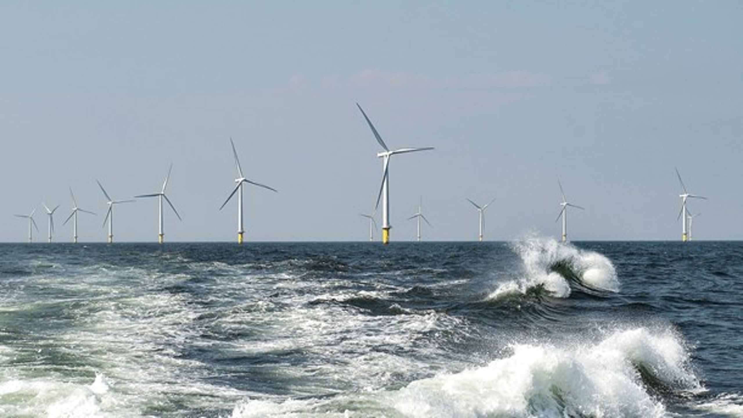 Ringkøbing-Skjerns borgmester har trods ønske om ændringer i Vesterhav Syd-projektet en forventning om, at vindmøllerne nok skal komme. På billedet er havvindmøller fra Horns Rev 2 ud for Esbjerg (arkivbillede).