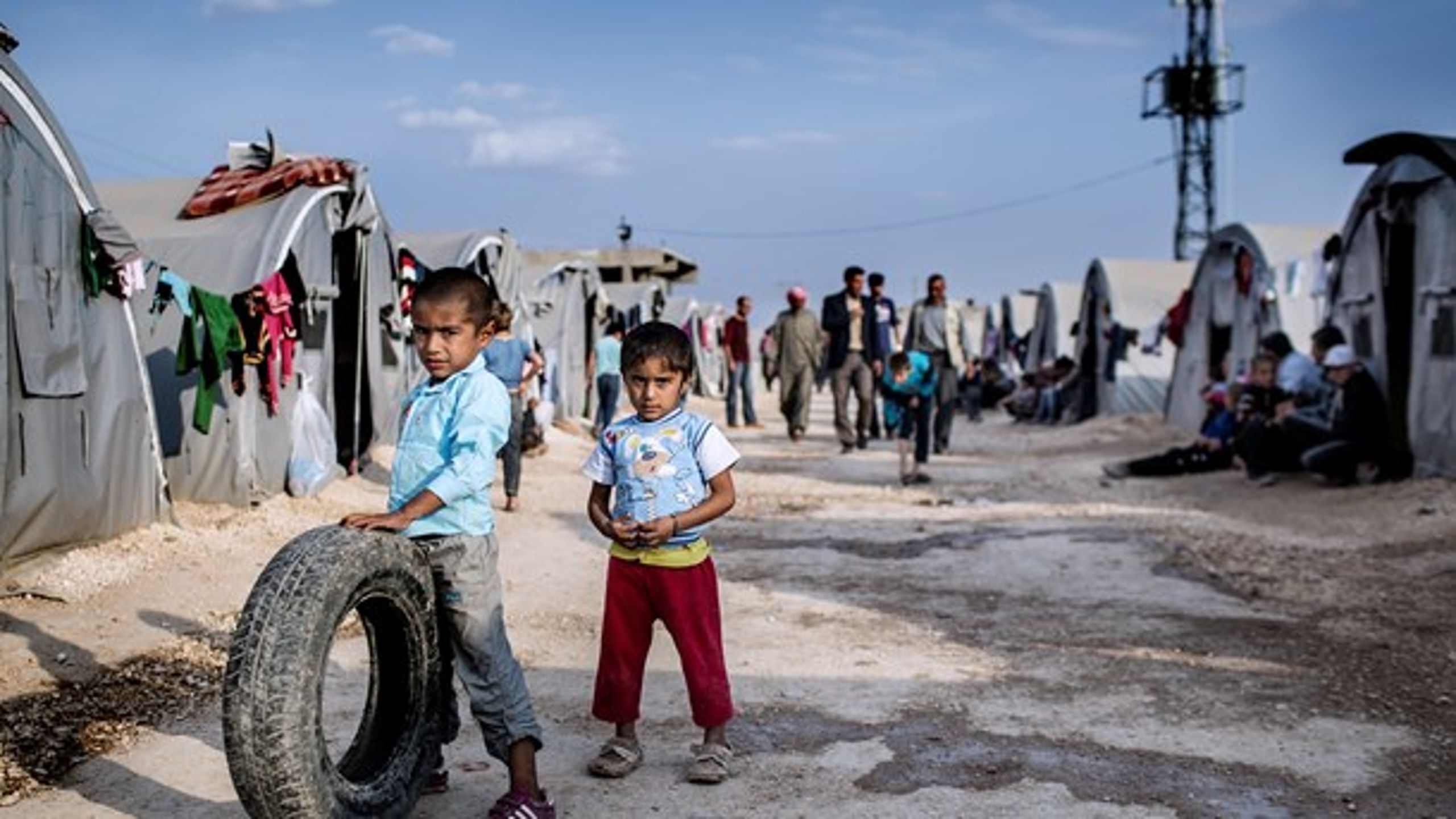 Peter Kofod (DF) vil stoppe EU's støtte til flygtningelejre i Tyrkiet.