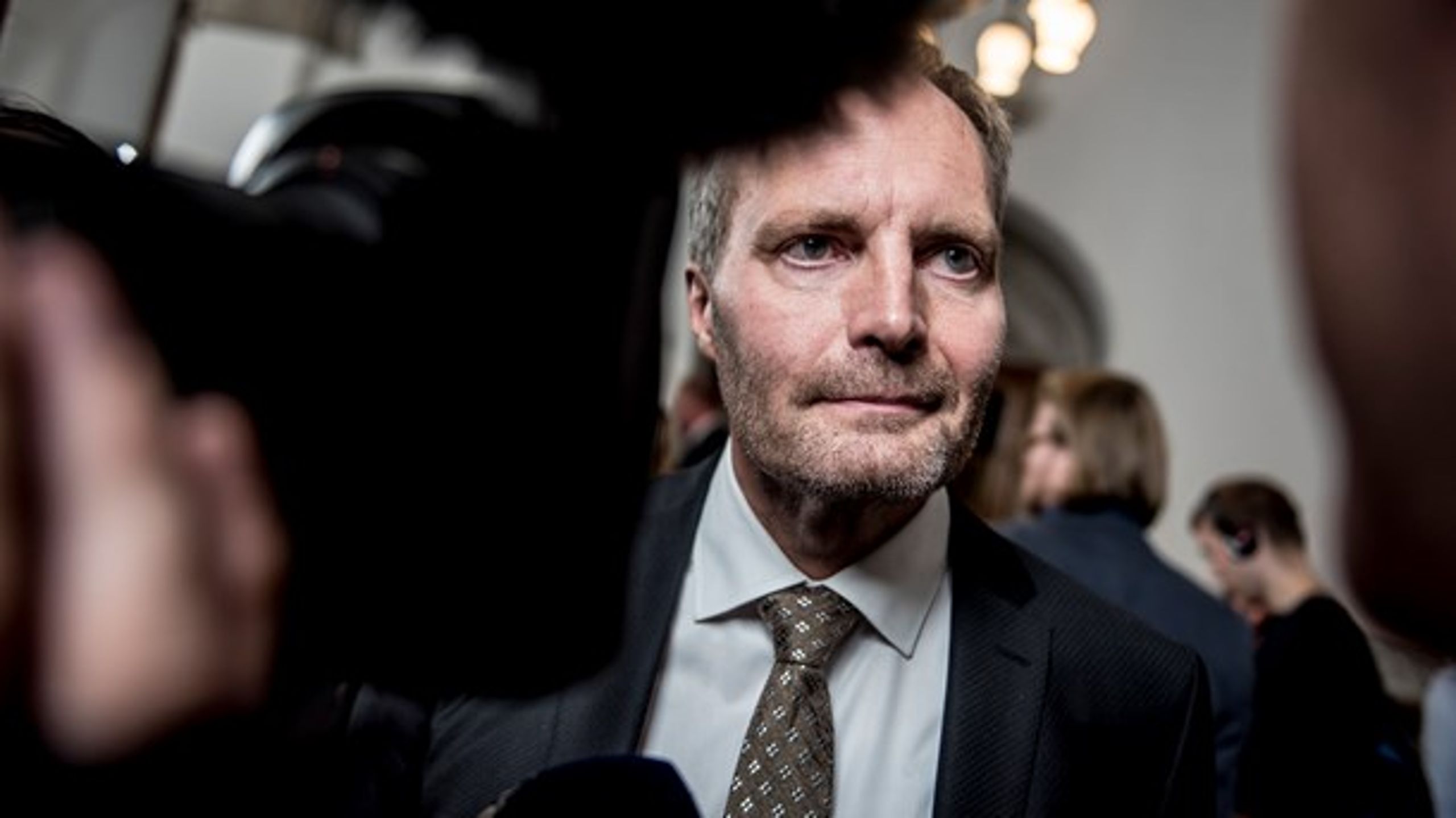 Peter Skaarup og DF kritiserer regeringen for at glemme landbruget og vil opsplitte Miljø- og Fødevareministeriet. (Foto: Mads Claus Rasmussen/Ritzau Scanpix).<br>