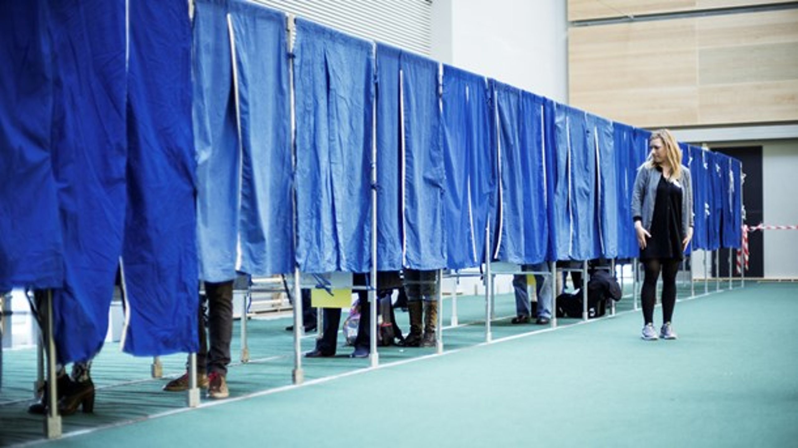 5. juni var 84,5 procent af danskerne i stemmeboksen.&nbsp;
