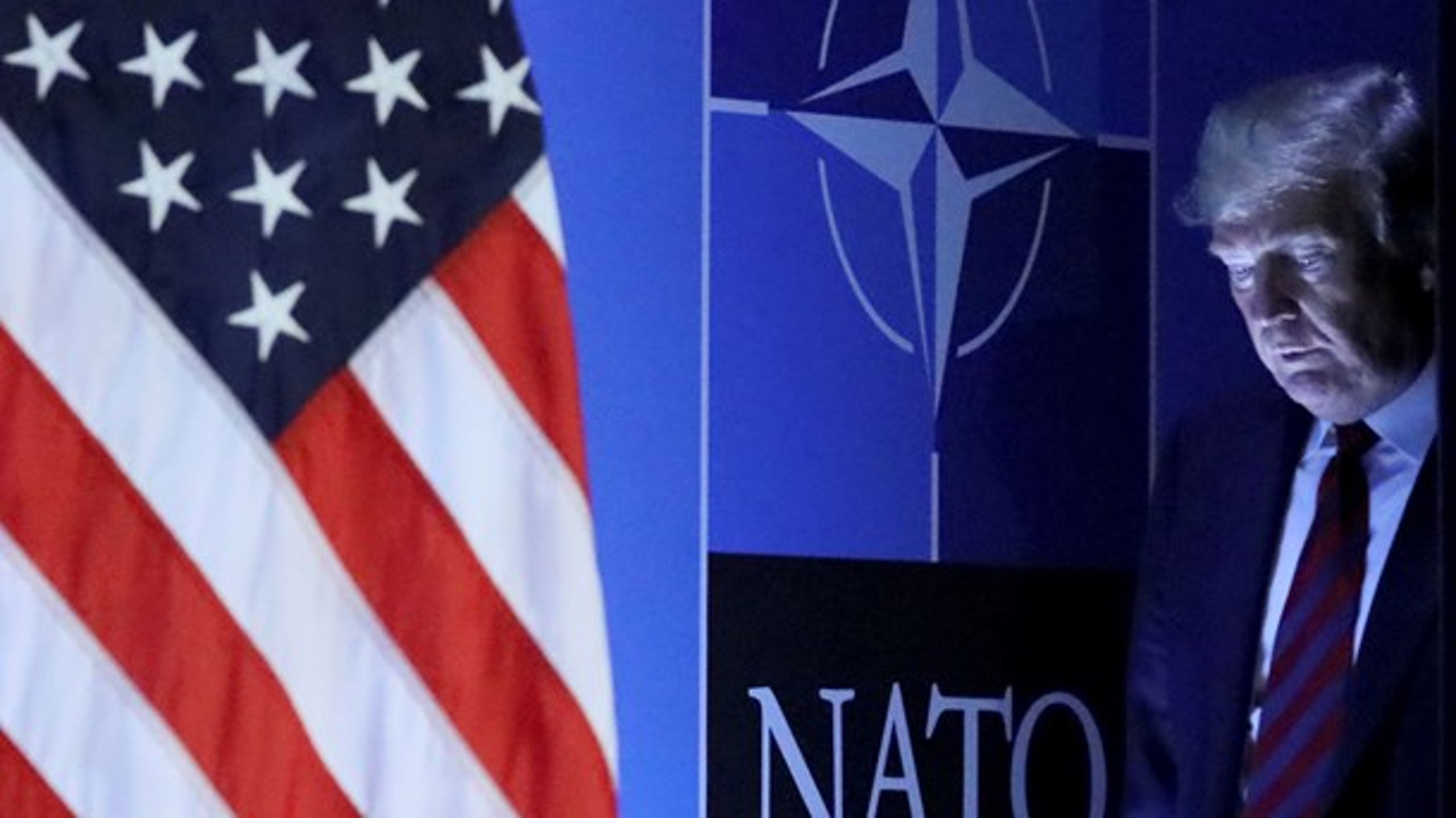 Trump har sået tvivl om den amerikanske motivation i forhold til Natos musketered, skriver Jens Christian Grøndahl.