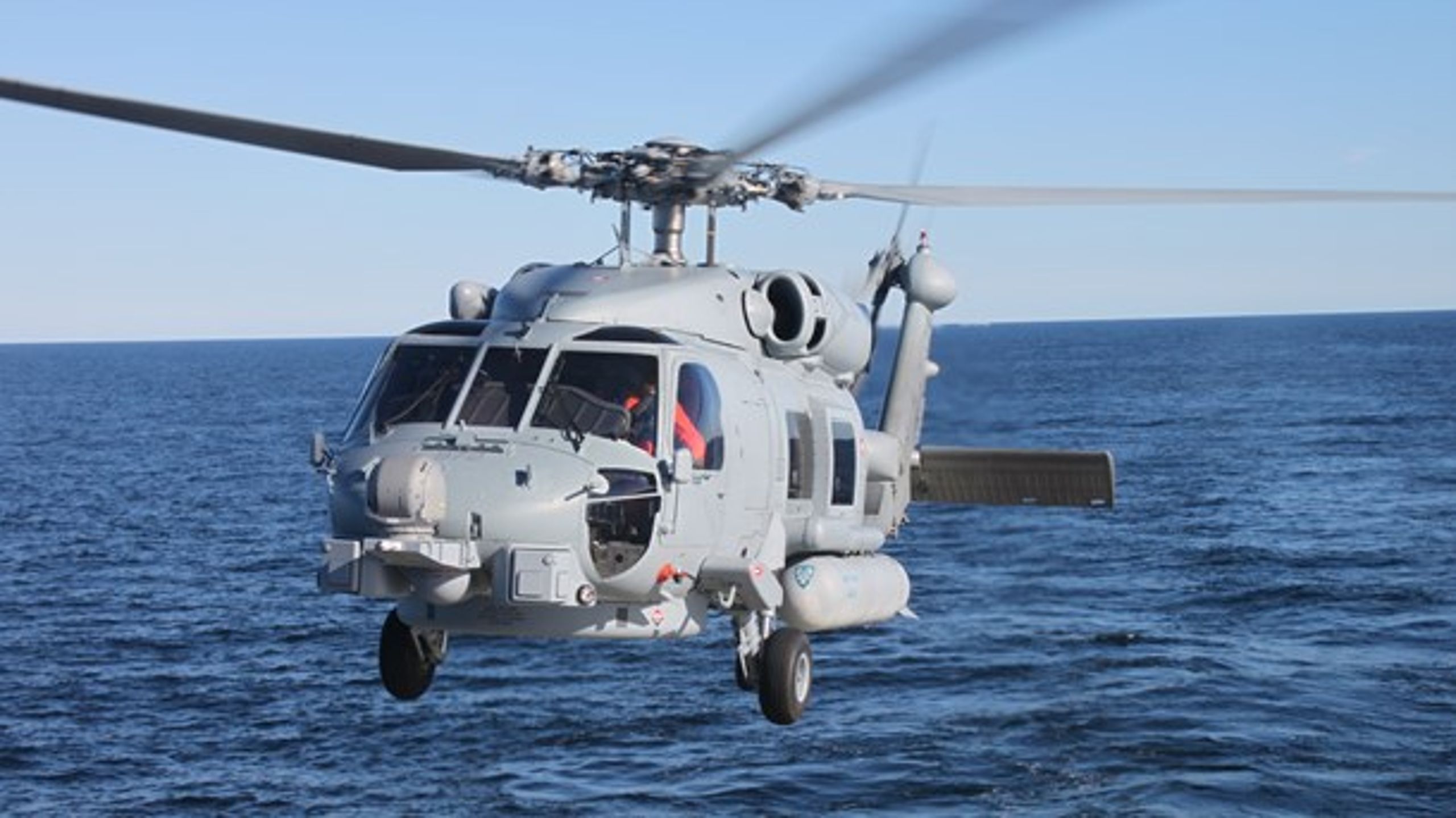 De danske MH-60R Seahawk-helikoptere skal i fremtiden kunne jage ubåde.&nbsp;