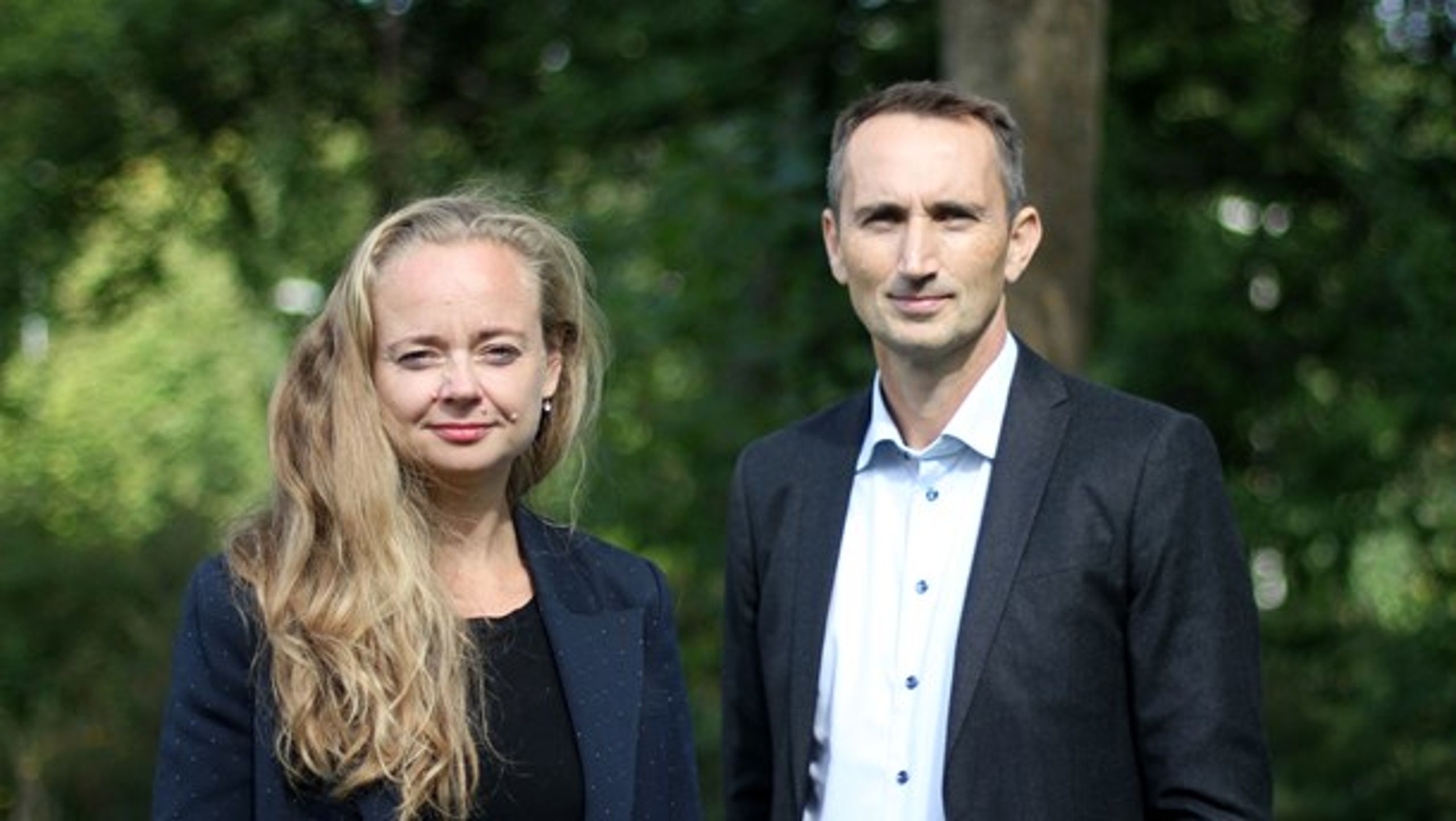 Rie Odsbjerg Werner og Ulrik Andersson er det nye makkerpar i spidsen for Tryghedsgruppens aktiviteter.&nbsp;